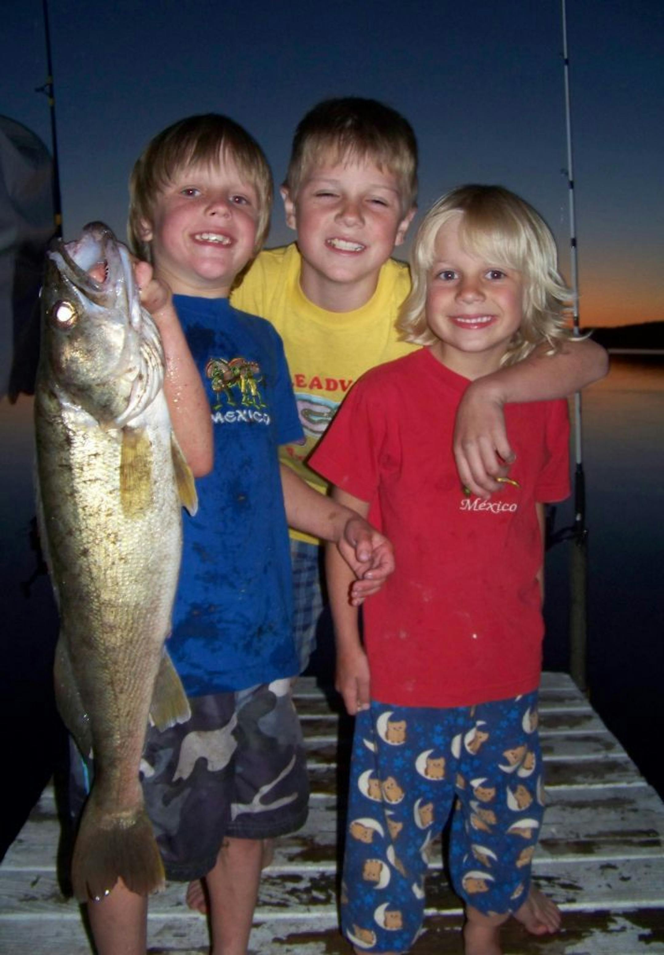 Tyler Wells 7, Zack Wells 9 and Noah Wells 5, Princeton