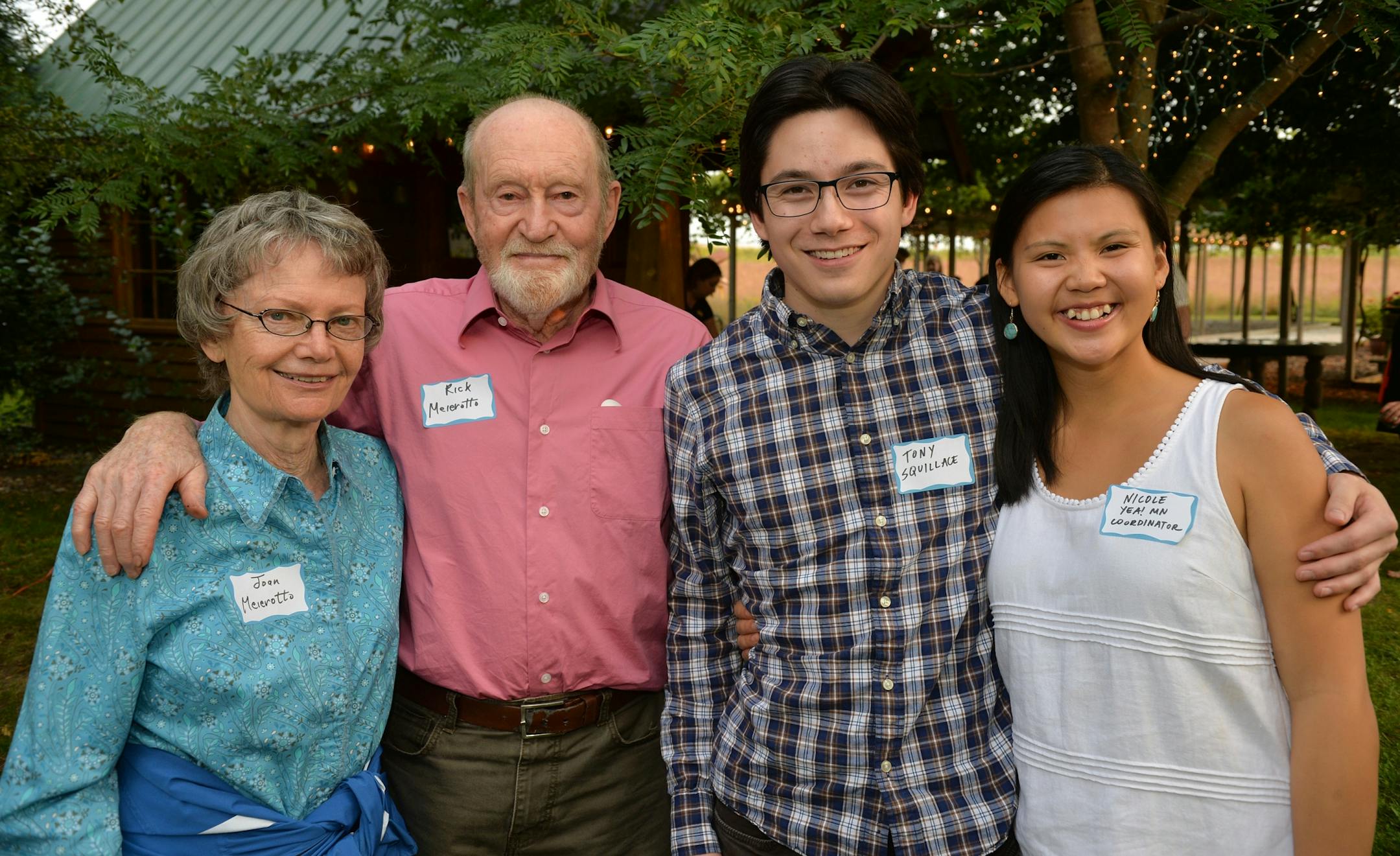 From left, Joan and Rick Meierotto, Tony Squillace and Nicole Ektnitphong.