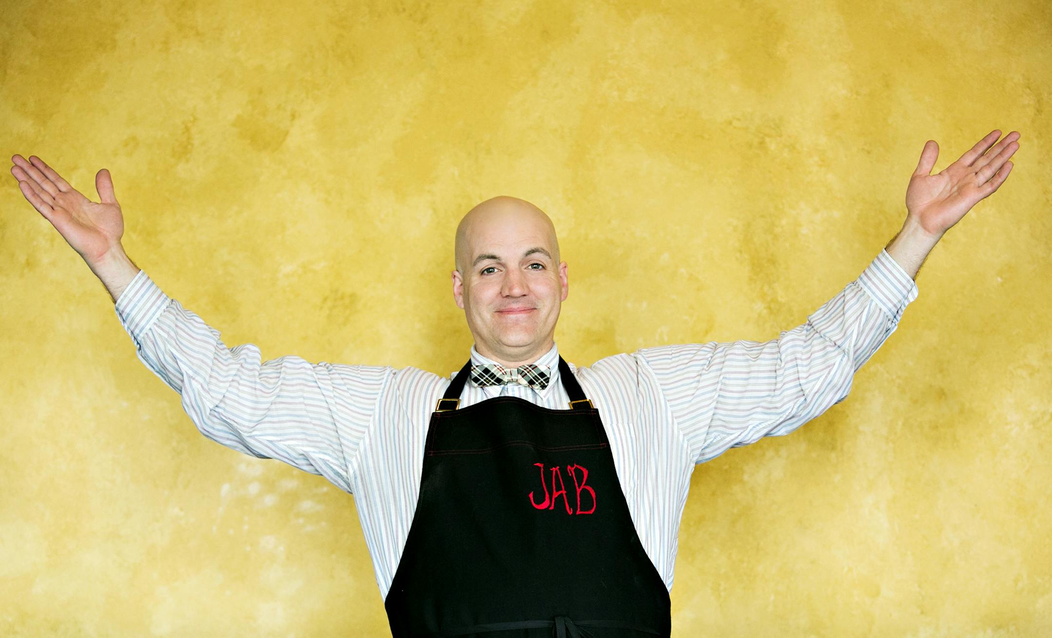 Garry Geiken as James Beard in "I Love to Eat." credit: Lauren B. Photography