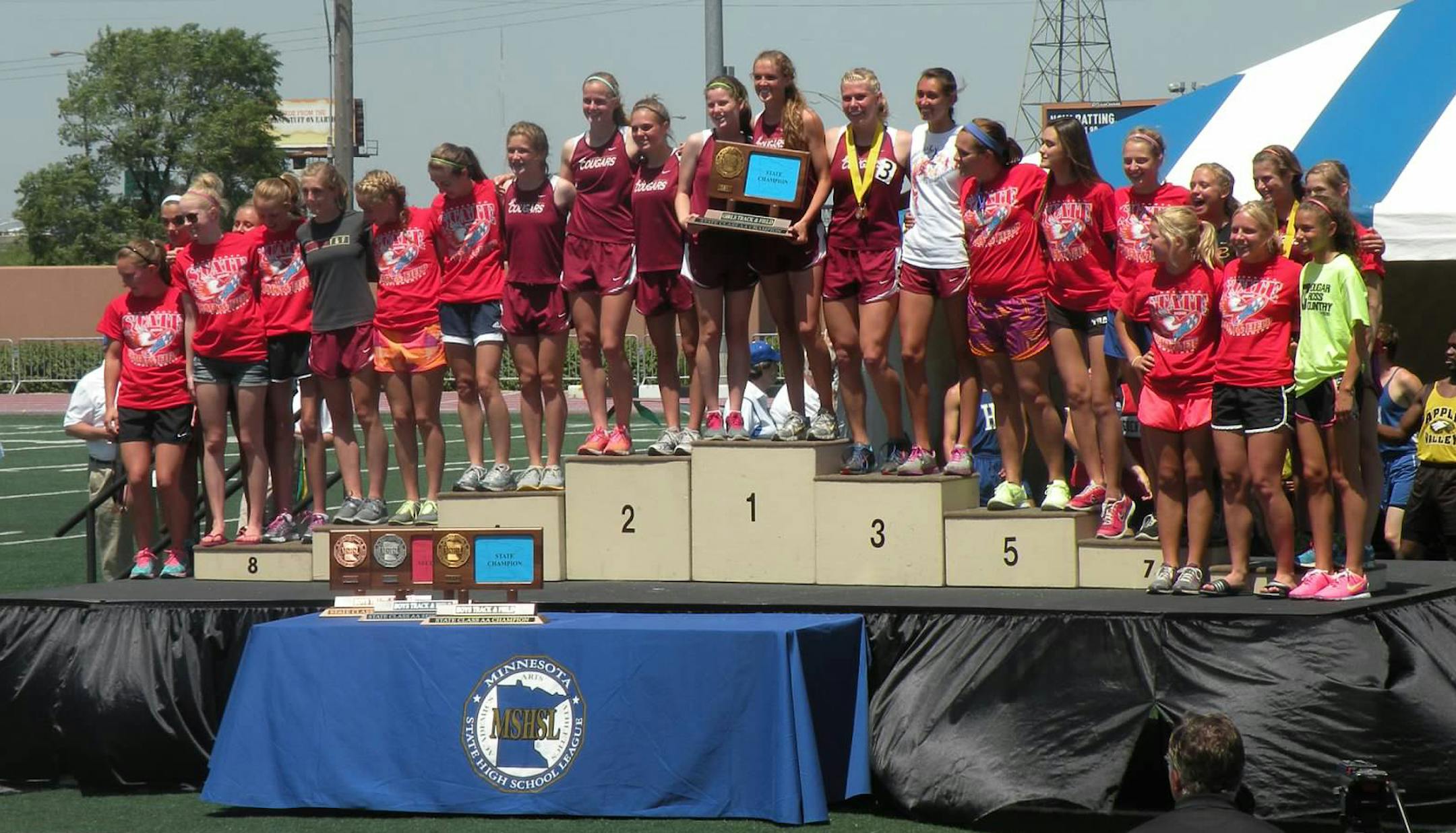 Lakeville South, 2012 state track championships
