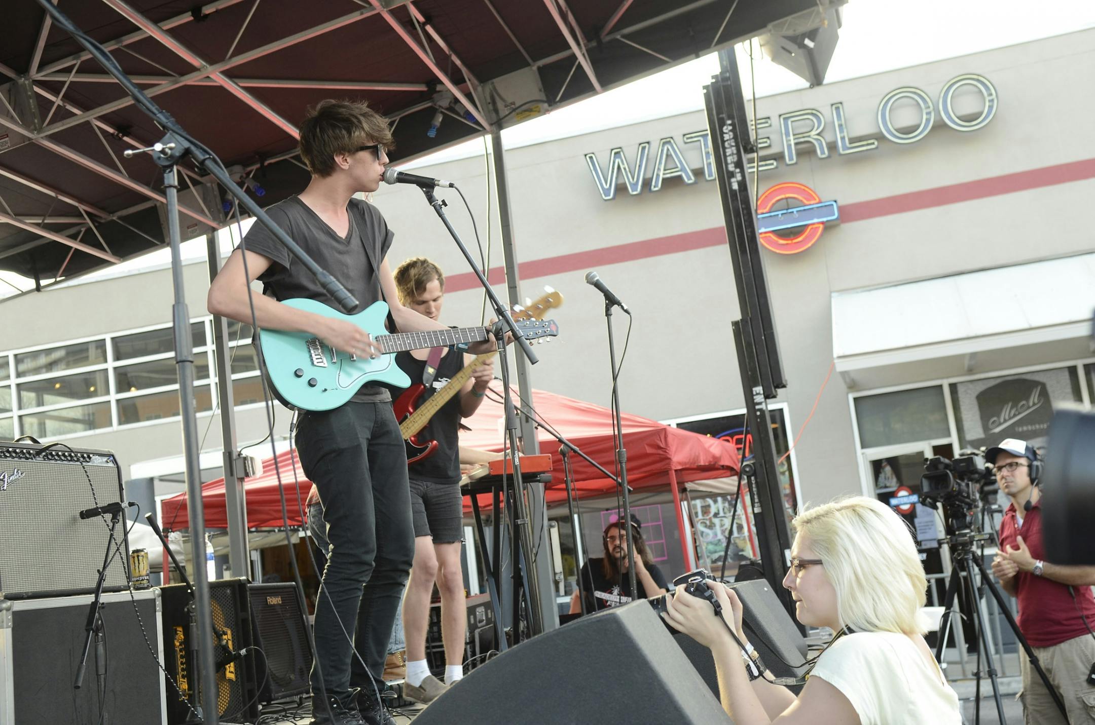 Howler performs at Waterloo Records at the South By Southwest music festival in Austin, Texas, March 14, 2012.