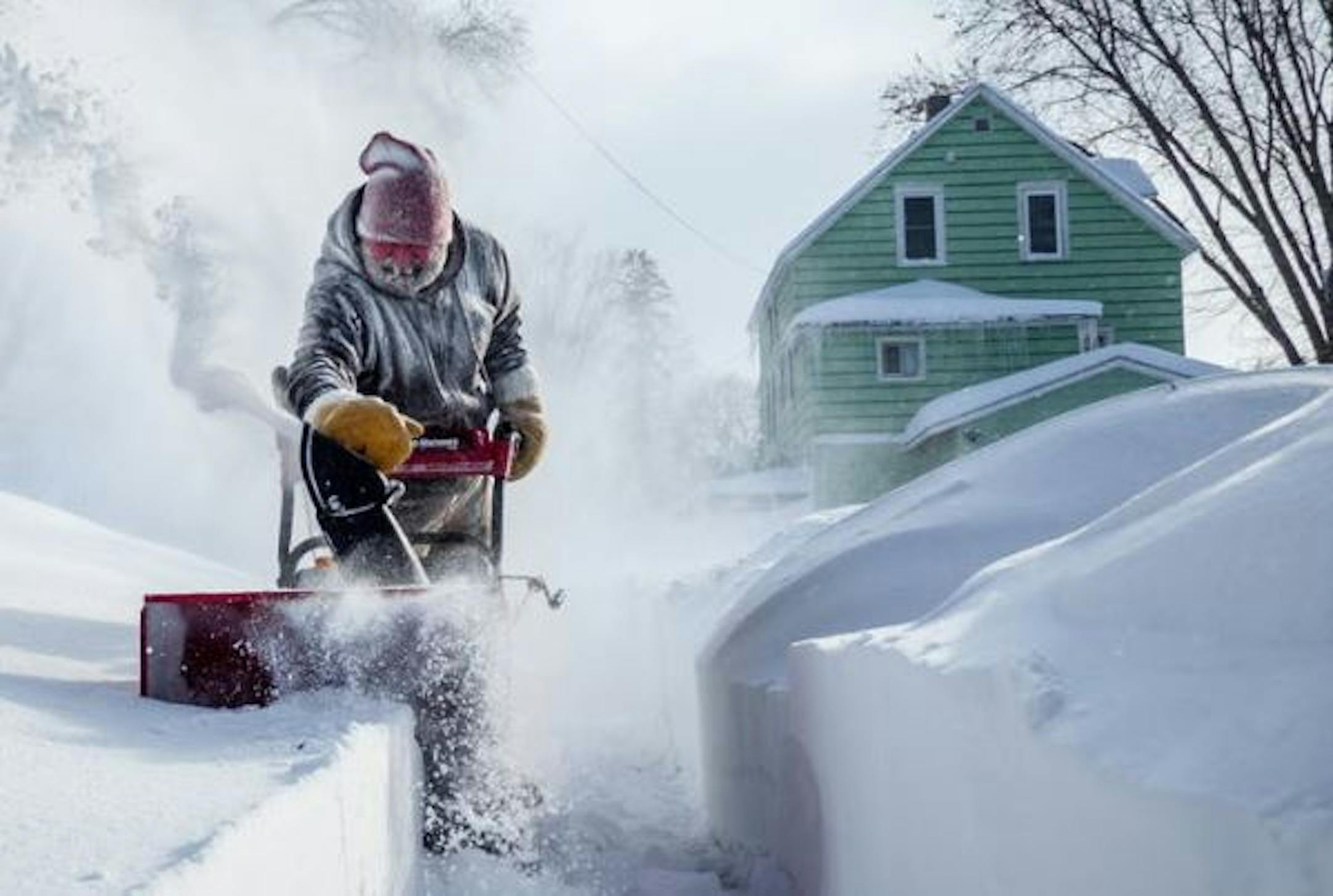 A snowfall expected to reach double digits in depth is in the forecast for the Twin Cities this weekend.