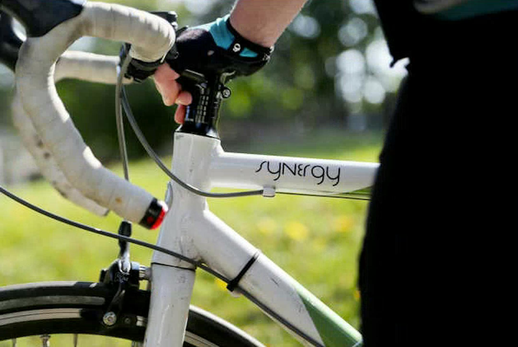 Kate Gallagher rides a Synergy, which has internally hubbed gearing.