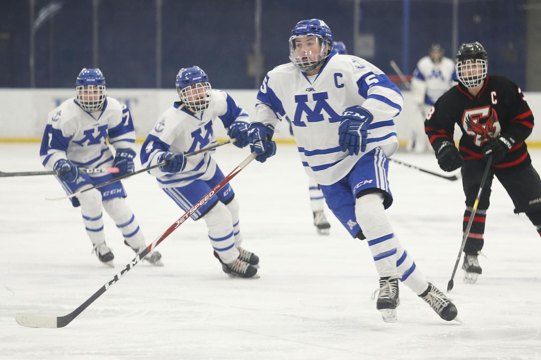 No. 3 seed Minnetonka plays Roseau, a 1A school playing in Class 2A, at 1 p.m. The Skippers are seen as a threat by some to top seeds Edina and Andover.