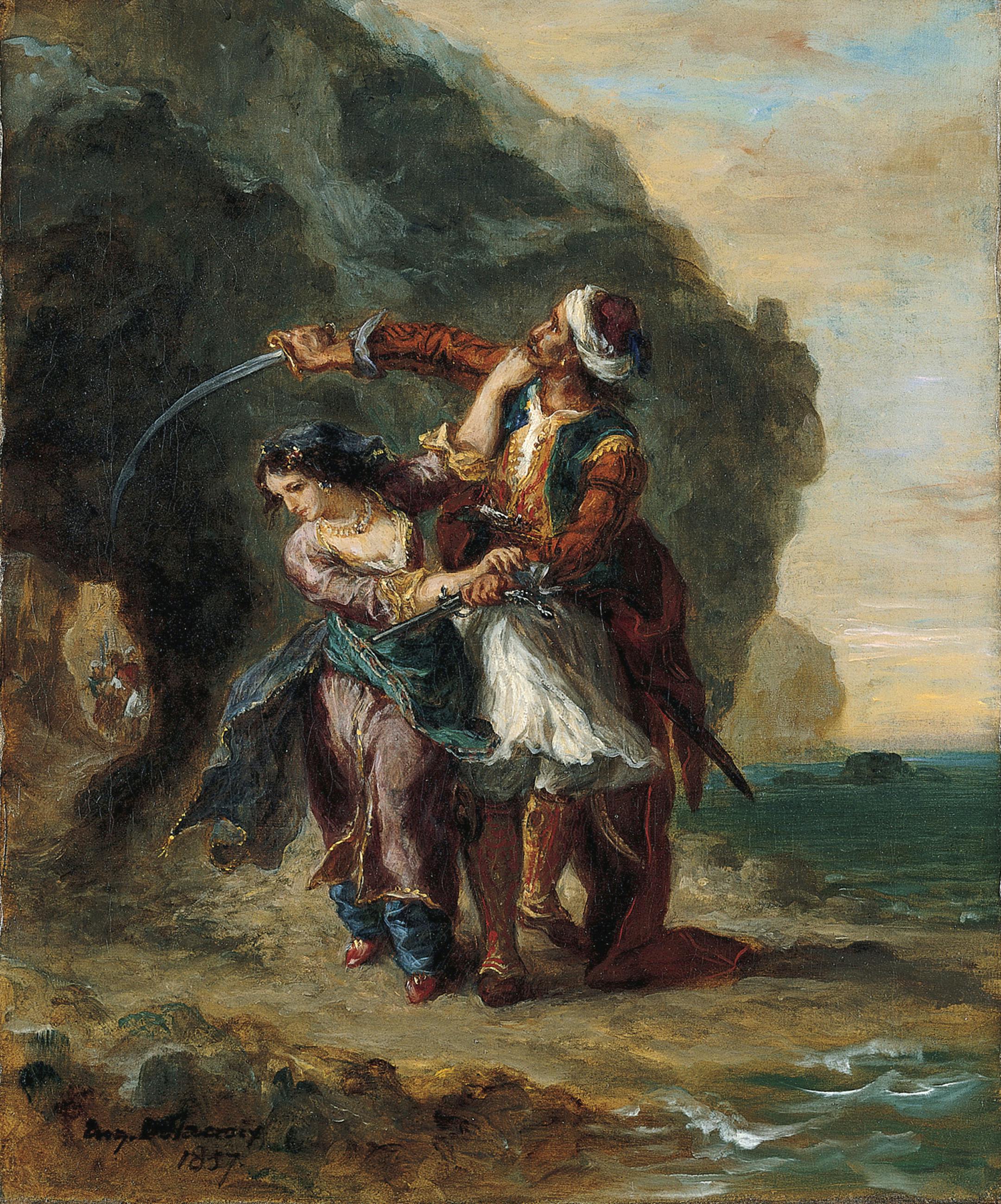 EugËne Delacroix Bride of Abydos, 1857 Oil on canvas 47.6 x 40 cm Provided by Minneapolis Institute of Art