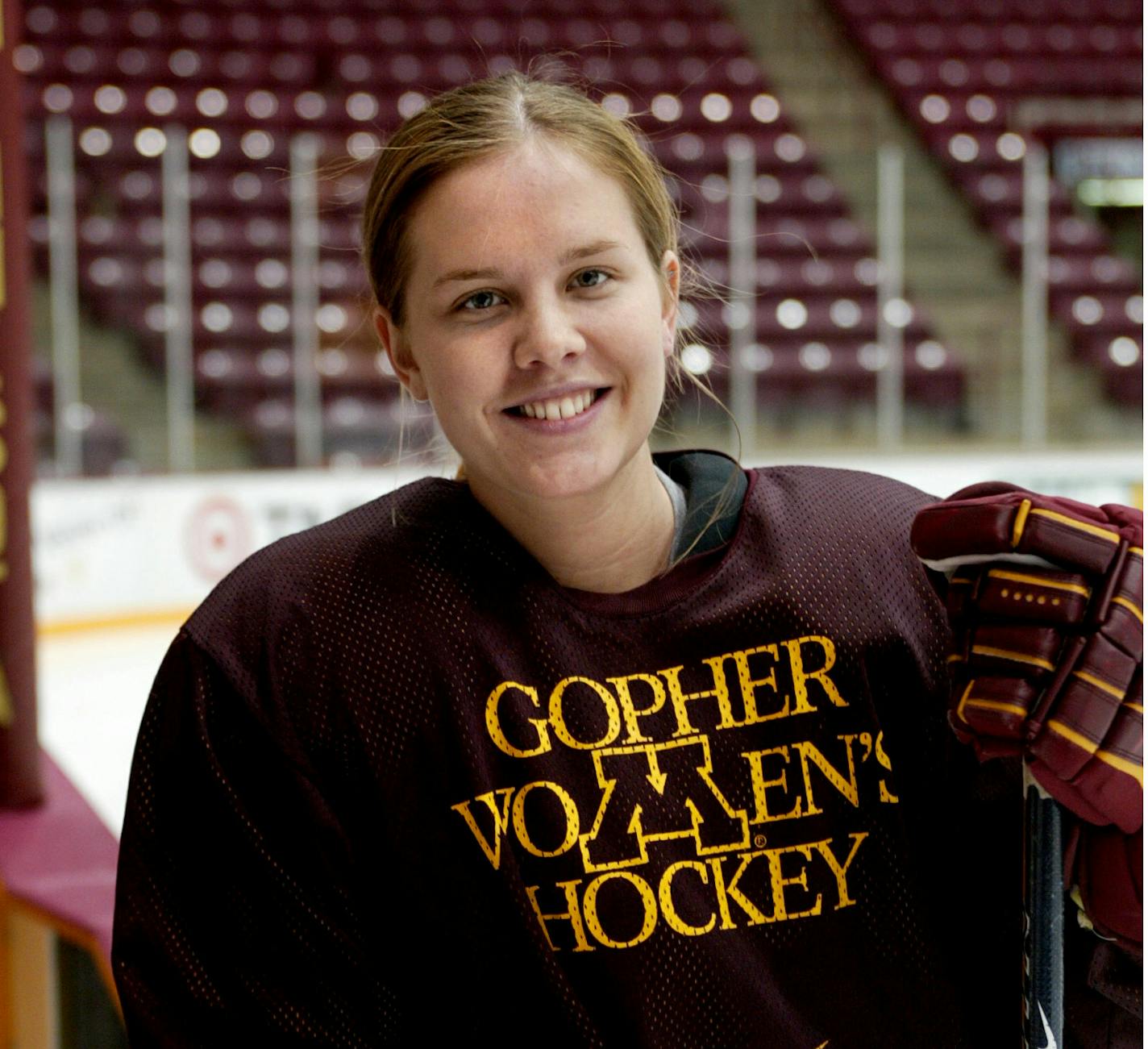 Ronda (Curtin) Engelhardt was a two-time all-America with the Gophers and was twice named the WCHA's defensive player of the year. She also played professionally for the Whitecaps and on Thursday will be named a co-coach.