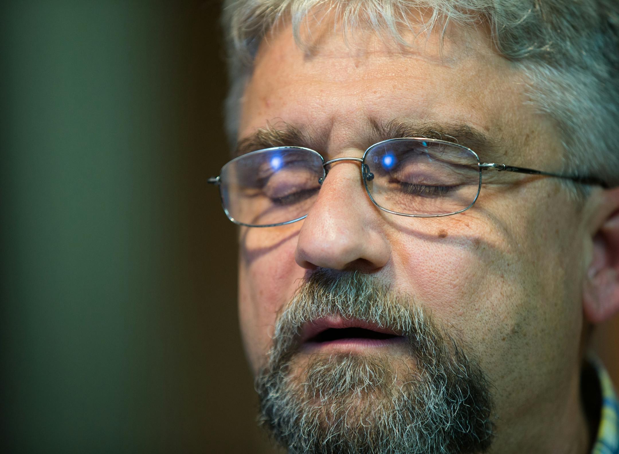 STITTS082114 * 20035928A * 564660 * Mark Vancleave - mark.vancleave@startribune.com * Attorneys for Jon Jaker announced they had reached a settlement with the Roman Catholic Archdiocese of St. Paul and Minneapolis over alleged sexual abuse by the late Father Tom Stitts on Aug. 20, 2014, at the Noaker Law Office in Minneapolis. [Jon Jaker explains that the settelemnt is a step towards finding closure in his abuse.]