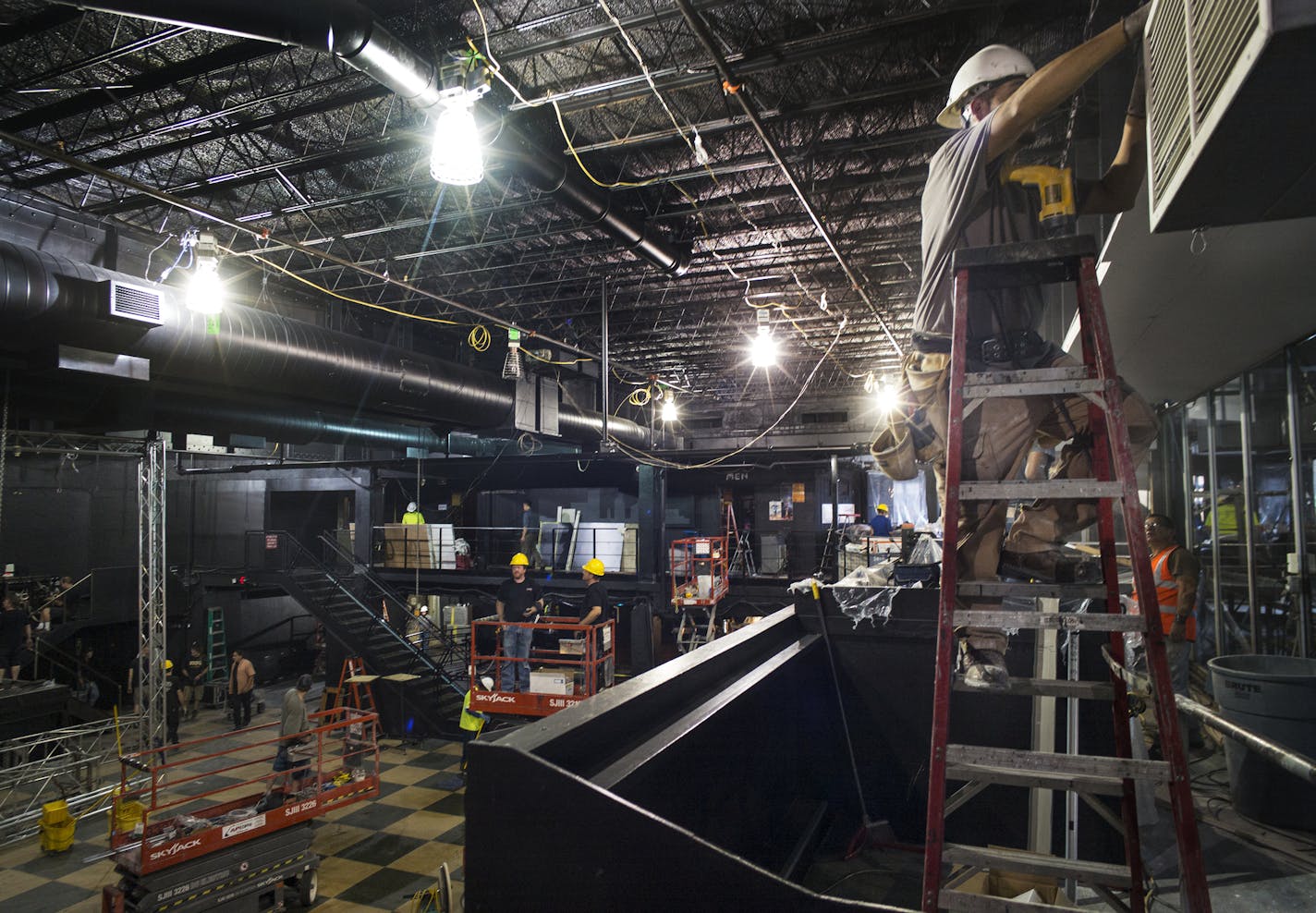 First Avenue staffers finally gets back into the concert business instead of the construction business. Minnesota's landmark nightclub reopens Friday after the second-longest shutdown in its 45-year history, a three-week span brought on unexpectedly when a portion of its ceiling collapsed during a concert .] Richard Tsong-Taatarii/rtsong-taatarii@startribune.com