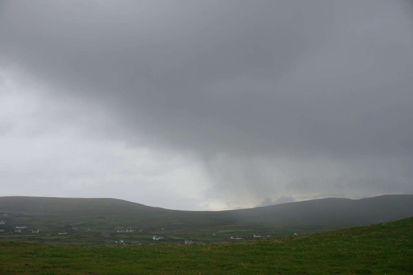 When it wasn't raining in Ireland, it was about to rain.