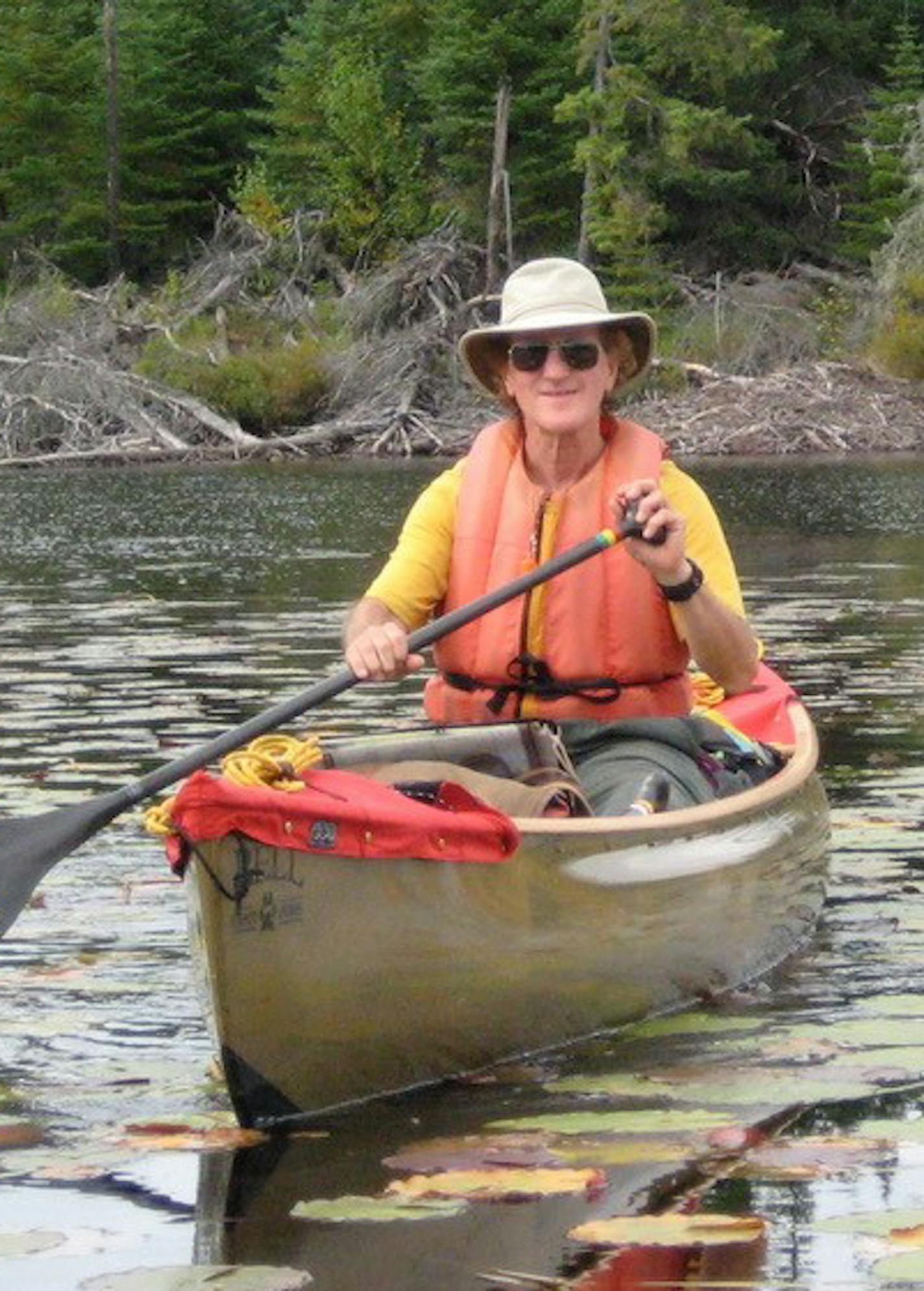 Cliff Jacobson, paddler and wilderness guide, for Outdoors Weekend.