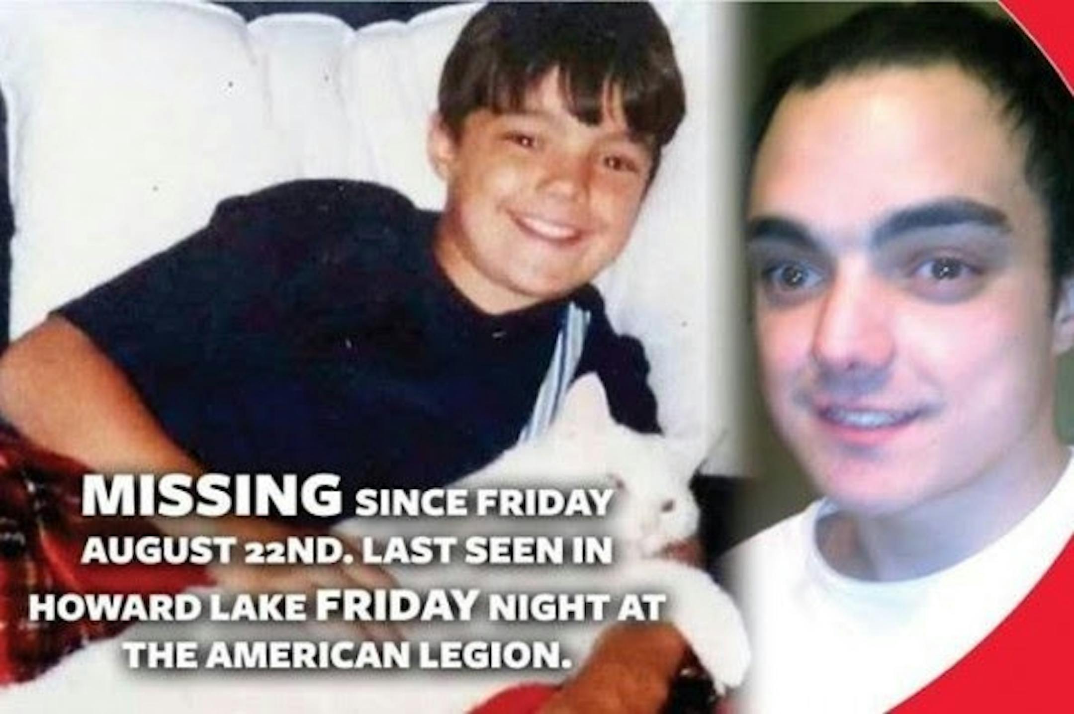 Christopher Rossing was a victim of a kidnapping, according to the Wright County Sheriff's Office. Two suspects have been charged. His whereabouts are unknown.