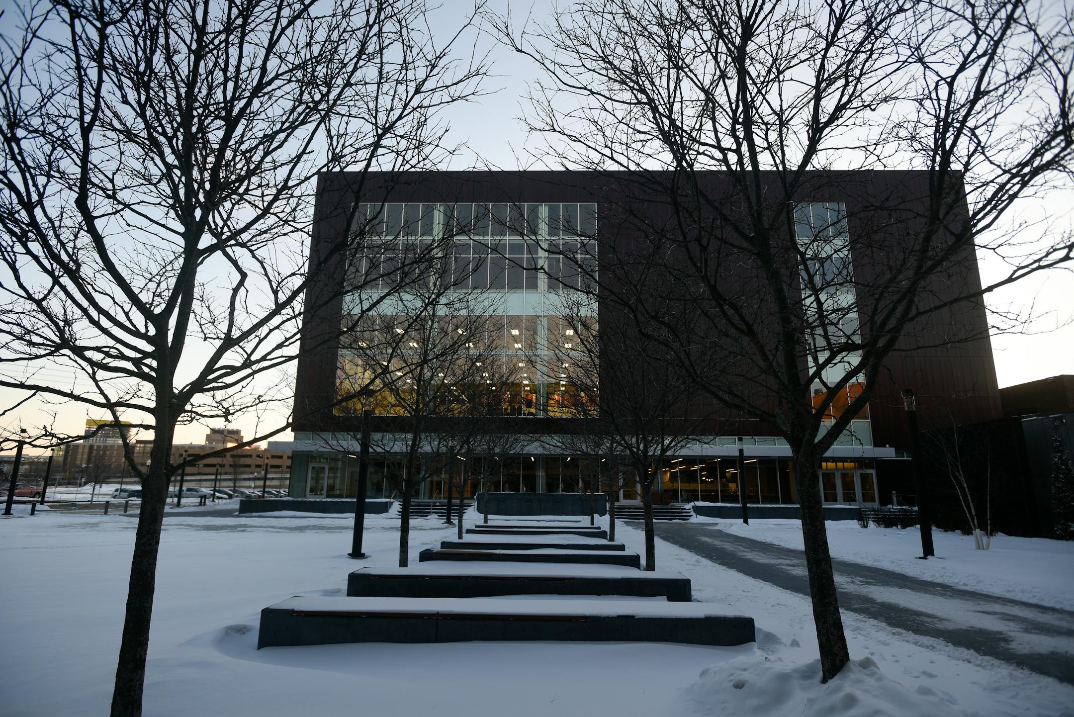 The Land O'Lakes Center for Excellence as seen from the courtyard.