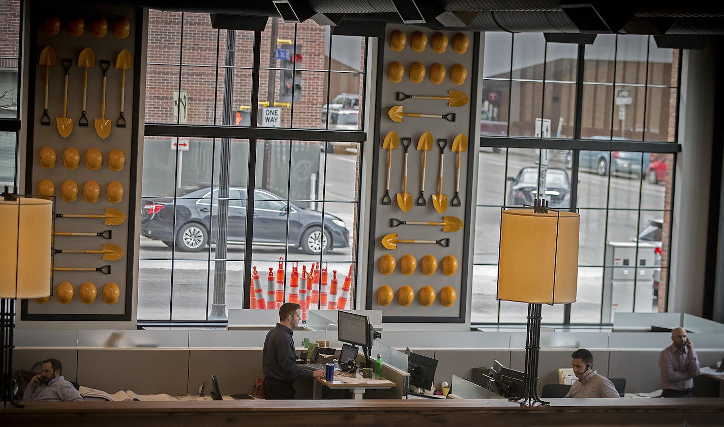 The new Millwright office building by Ryan Company is opening in April. It will be the latest part of Ryan's transformation of Downtown East. Ryan opened it doors for a media tour, Wednesday, April 12, 2017 in Minneapolis, MN. ] ELIZABETH FLORES &#xef; liz.flores@startribune.com