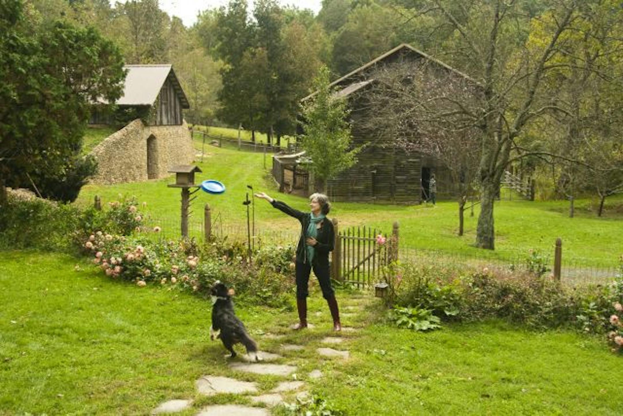 Barbara Kingsolver at her home