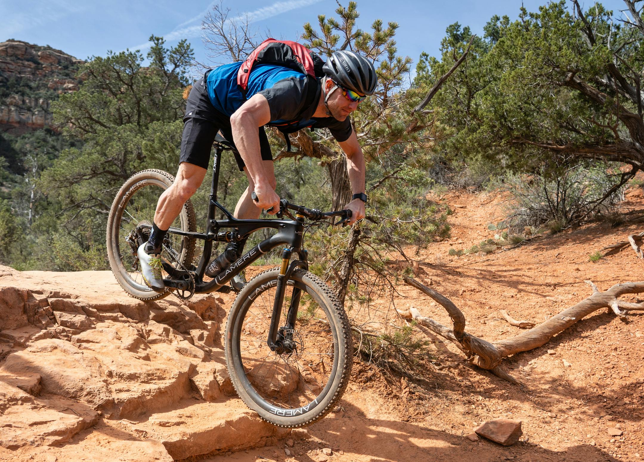 Bruce Martens, in his element during an April trip with Loppet Cycle Works in Sedona, Ariz.