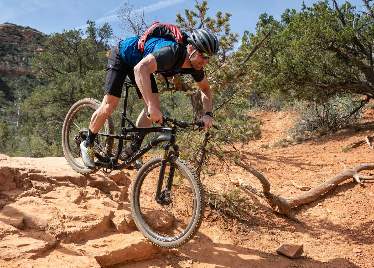 Bruce Martens, in his element during an April trip with Loppet Cycle Works in Sedona, Ariz.