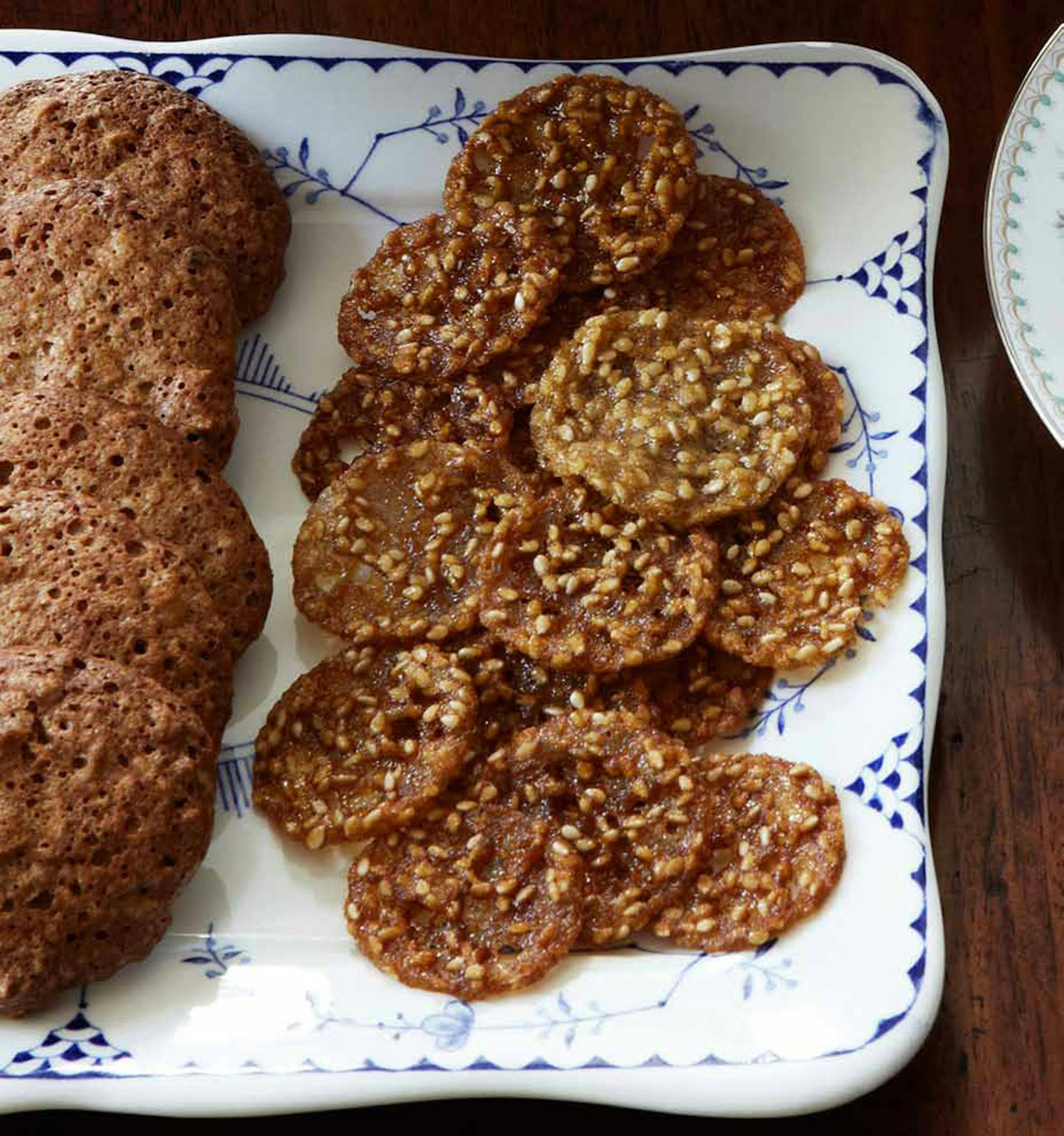Sweet Benne Wafers from Lee Bros. Cookbook.
