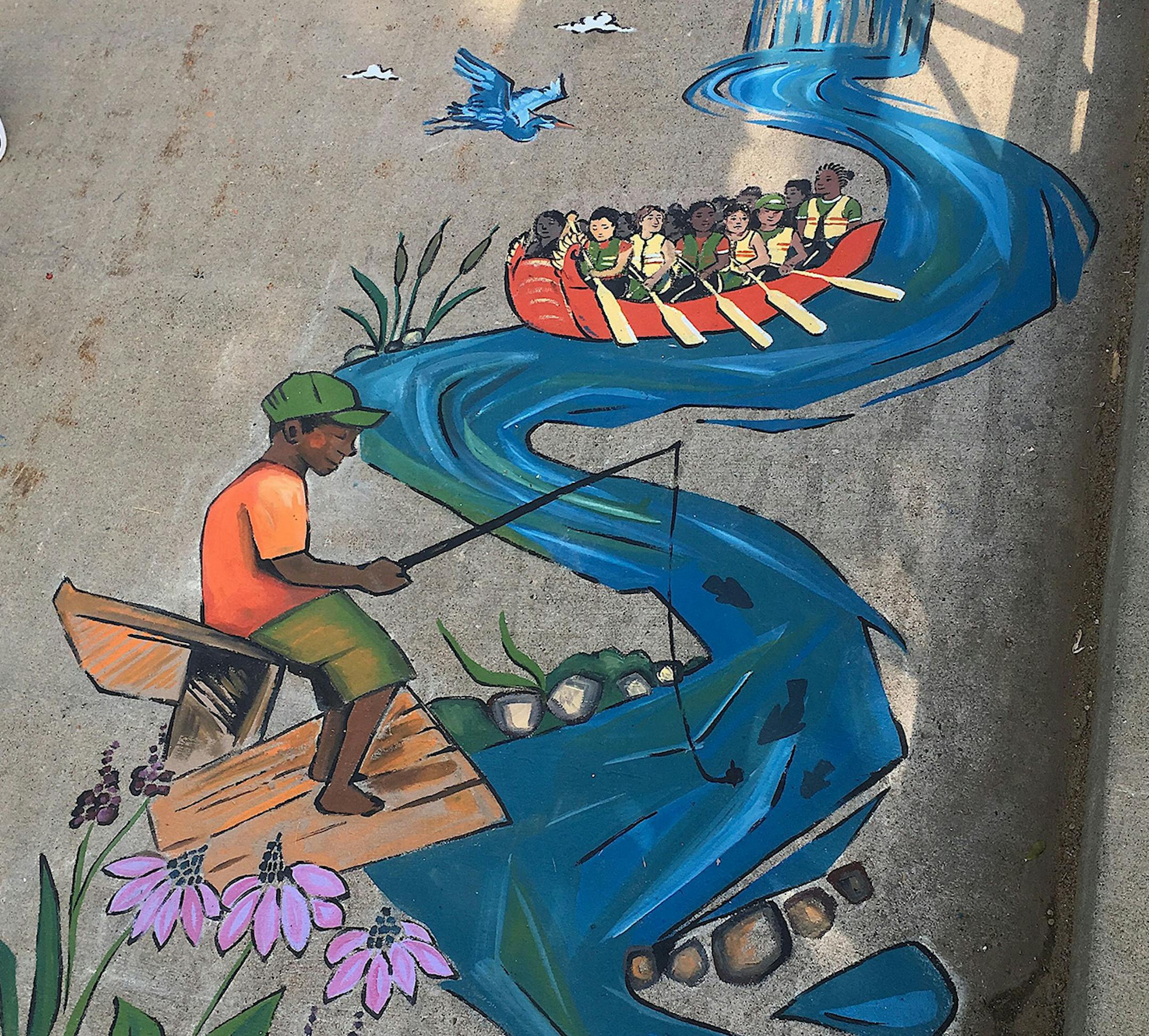 Provided by Downtown Minneapolis Street Art Festival
Street art by Liv Novotny