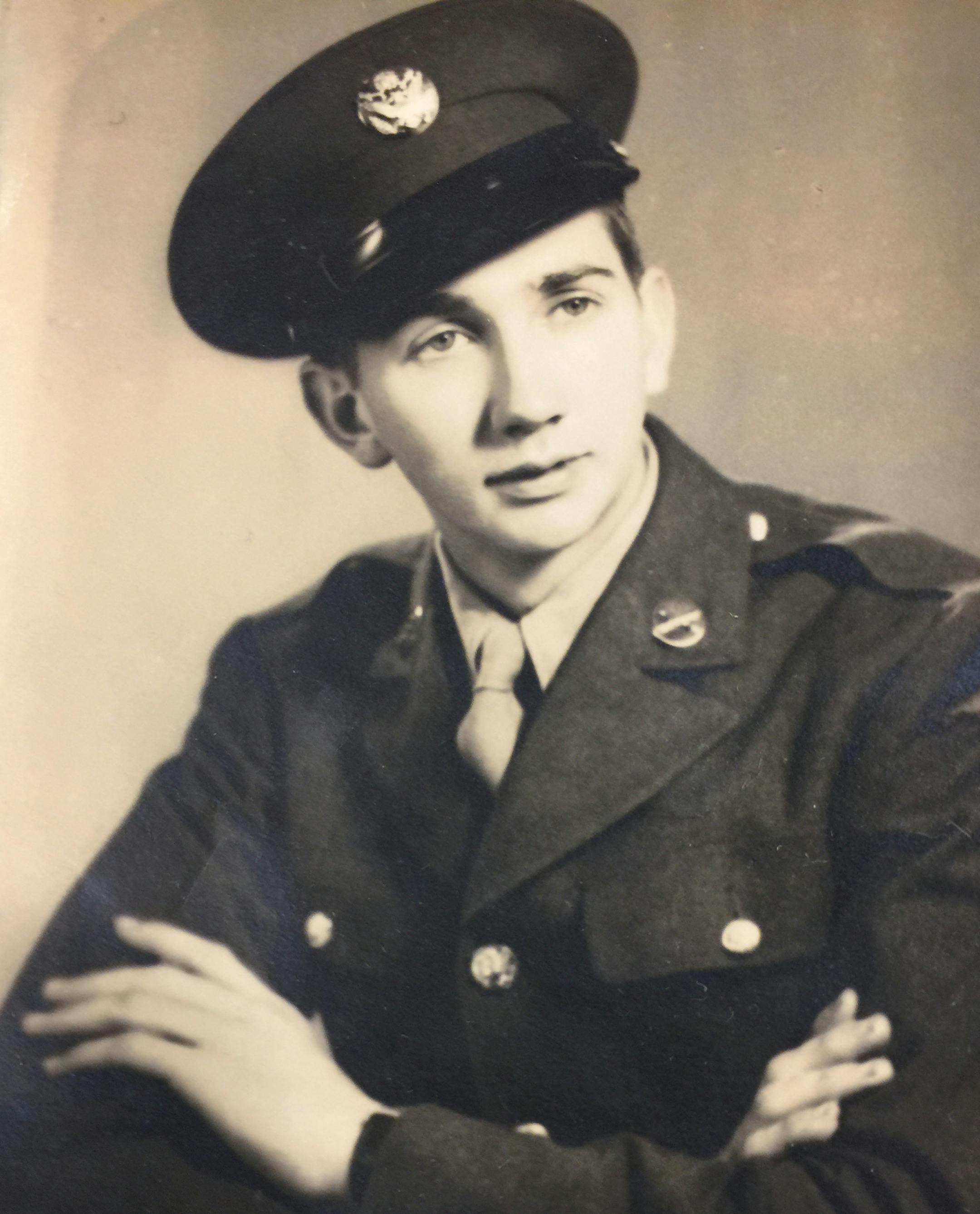 Don Anderson, Dennis Anderson's dad, entered the U.S. Army in January 1941 shortly after graduating from Fargo Senior High School.