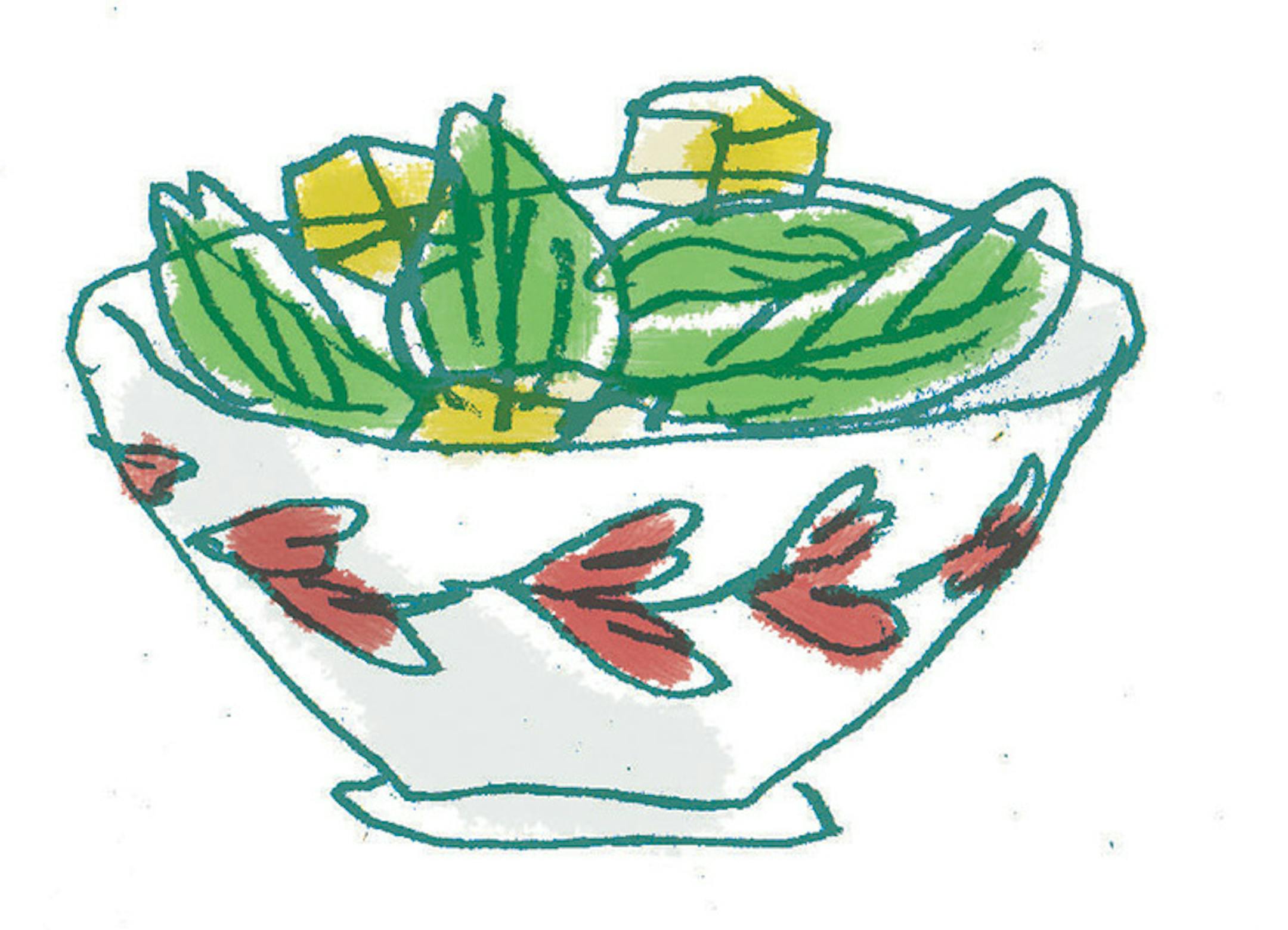 Caesar sald, Eric Hanson illustration, special to the Star Tribune