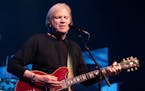 Justin Hayward of the classic rock band The Moody Blues performs in concert at the American Music Theater on Wednesday, March 12, 2014, in Lancaster, 