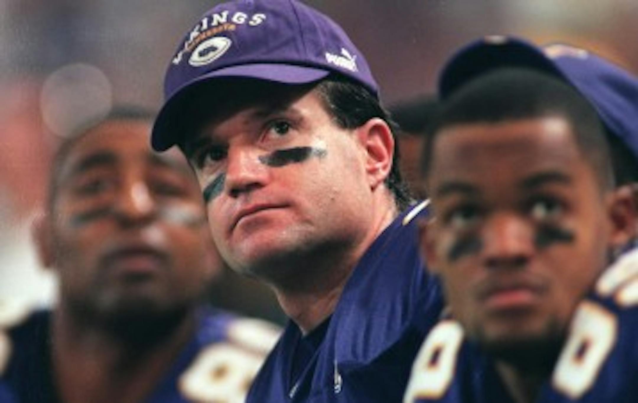 The Big Three, from left to right: Cris Carter, Jeff George, Matthew Hatchette