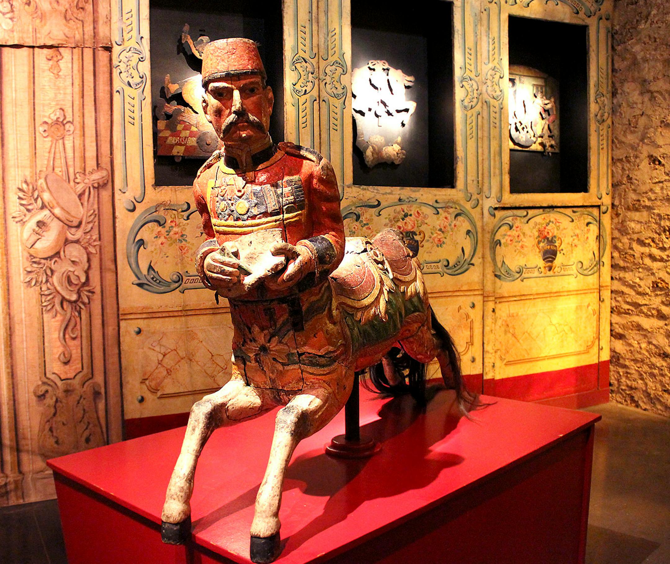 The Musée des arts Forains, the museum of carnival arts, is located in Bercy, a far eastern district of Paris. ] Star Tribune Photo by Sharyn Jackson Sharyn.Jackson@startribune.com EXTRA INFO: 1003678009 PARISTR051417