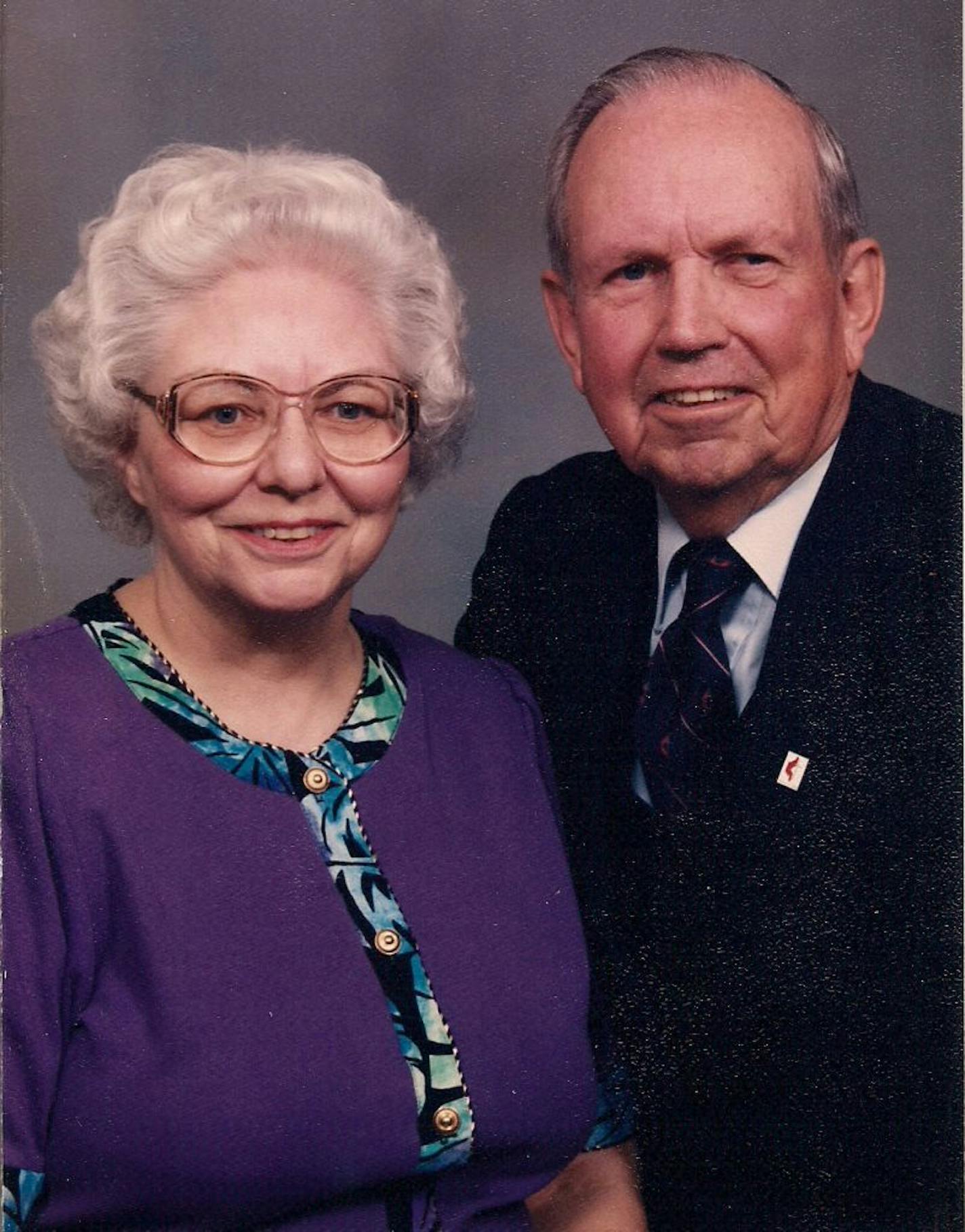 Henry Scholberg and wife, Phyllis.