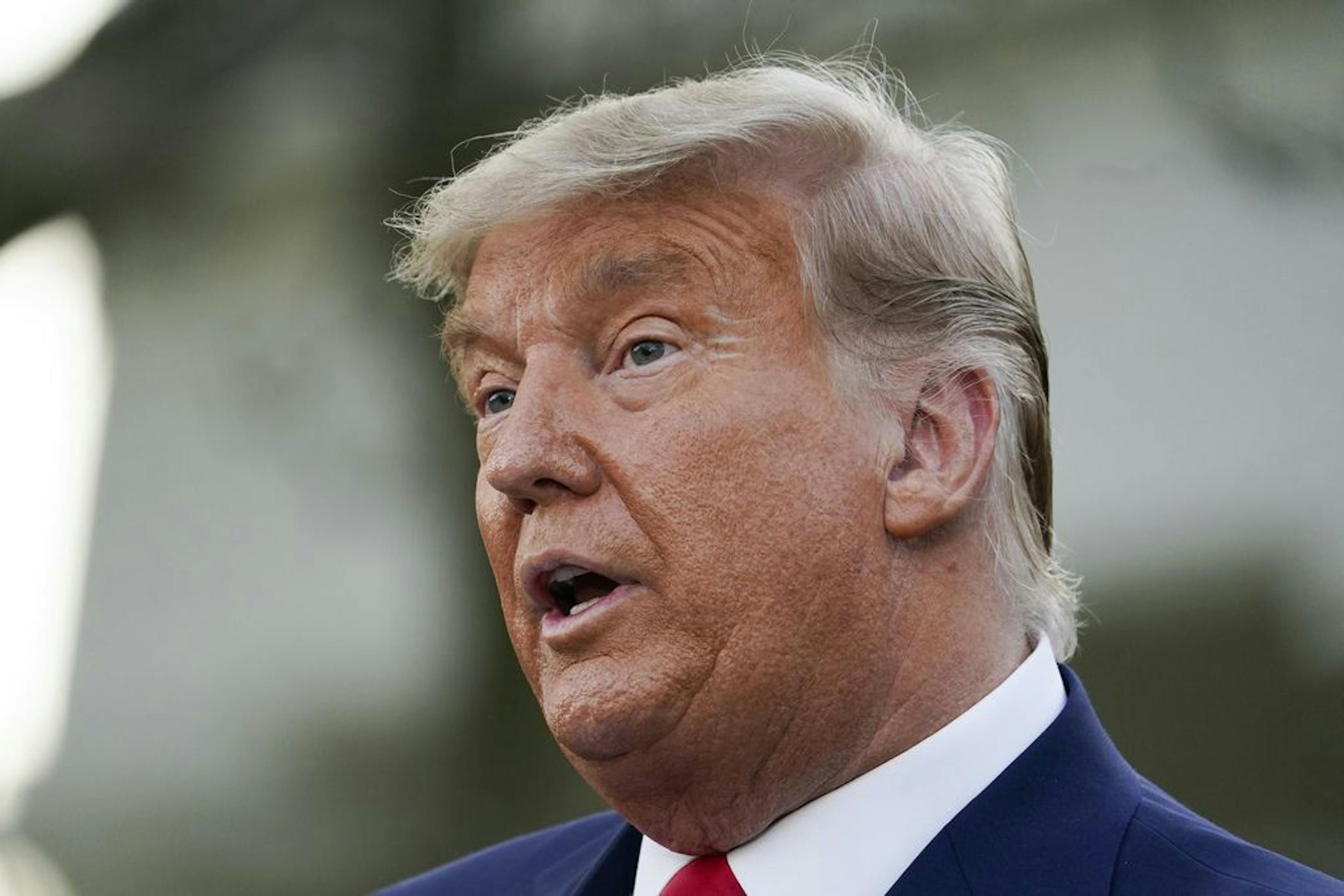 FILE - In this Friday, Nov. 13, 2020, file photo, President Donald Trump speaks in the Rose Garden of the White House, in Washington.