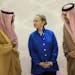 2012: Saudi Foreign Minister Prince Saud Al-Faisal, right, U.S. Secretary of State Hillary Clinton and Kuwaiti Foreign Minister Sheikh Sabah Khaled al
