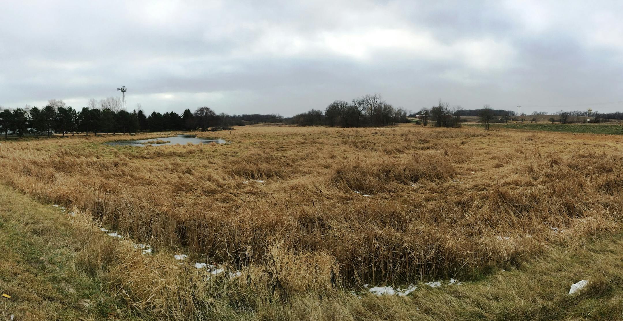 Farm land in Chaska that city officials hope will one day become a business park.