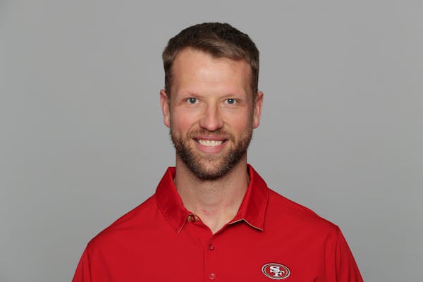Plymouth native Ben Peterson, in what's believed to be a unique title and job description among NFL teams, was hired last February by the 49ers as hea