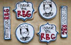 Rick Nelson • Star Tribune Ruth Bader Ginsburg Cookies at PJ Murphy's Bakery.