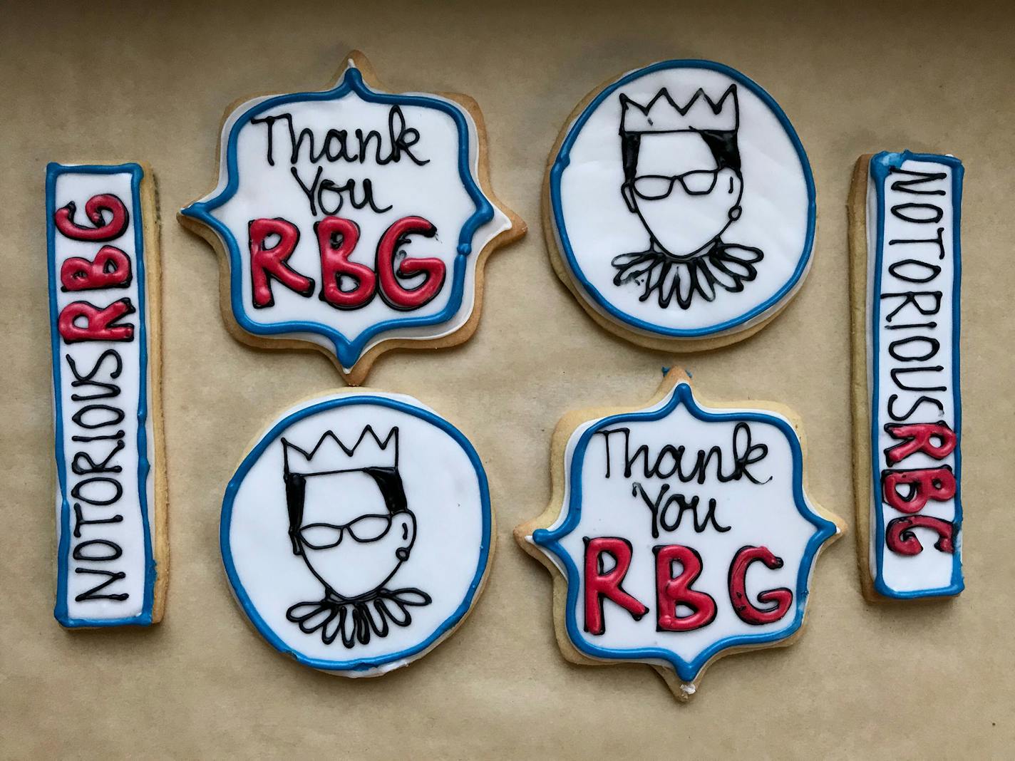 Rick Nelson • Star Tribune Ruth Bader Ginsburg Cookies at PJ Murphy's Bakery.