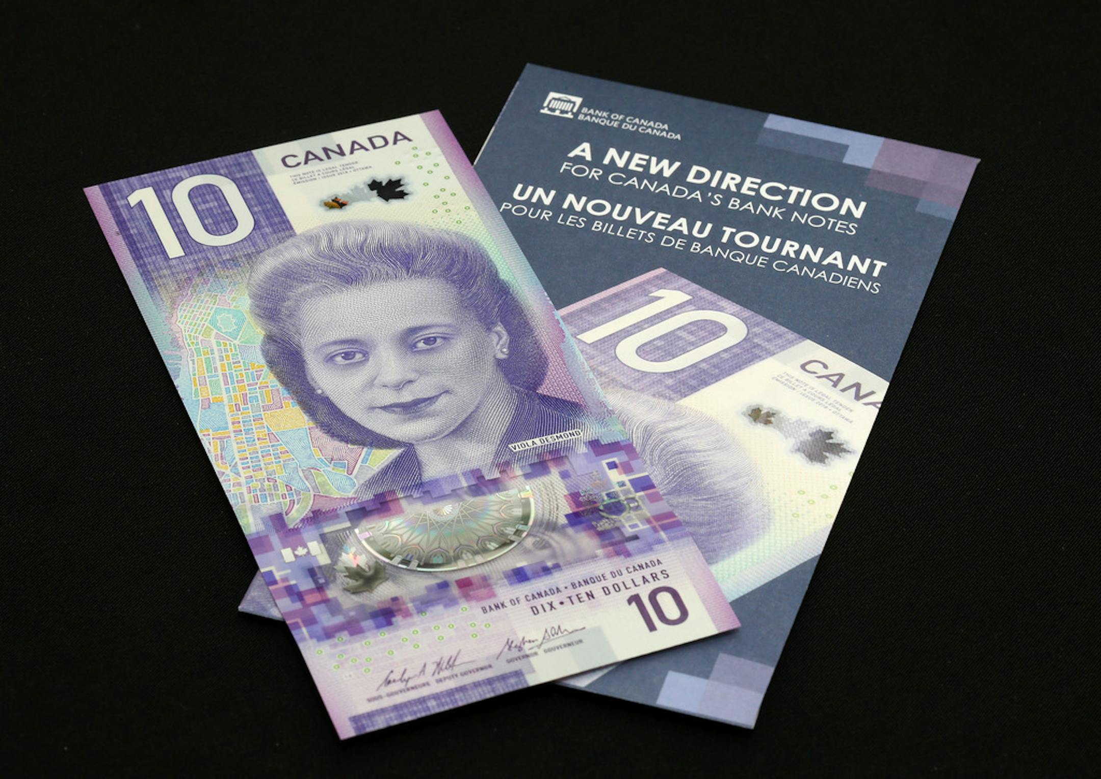 Canada's $10 banknote.