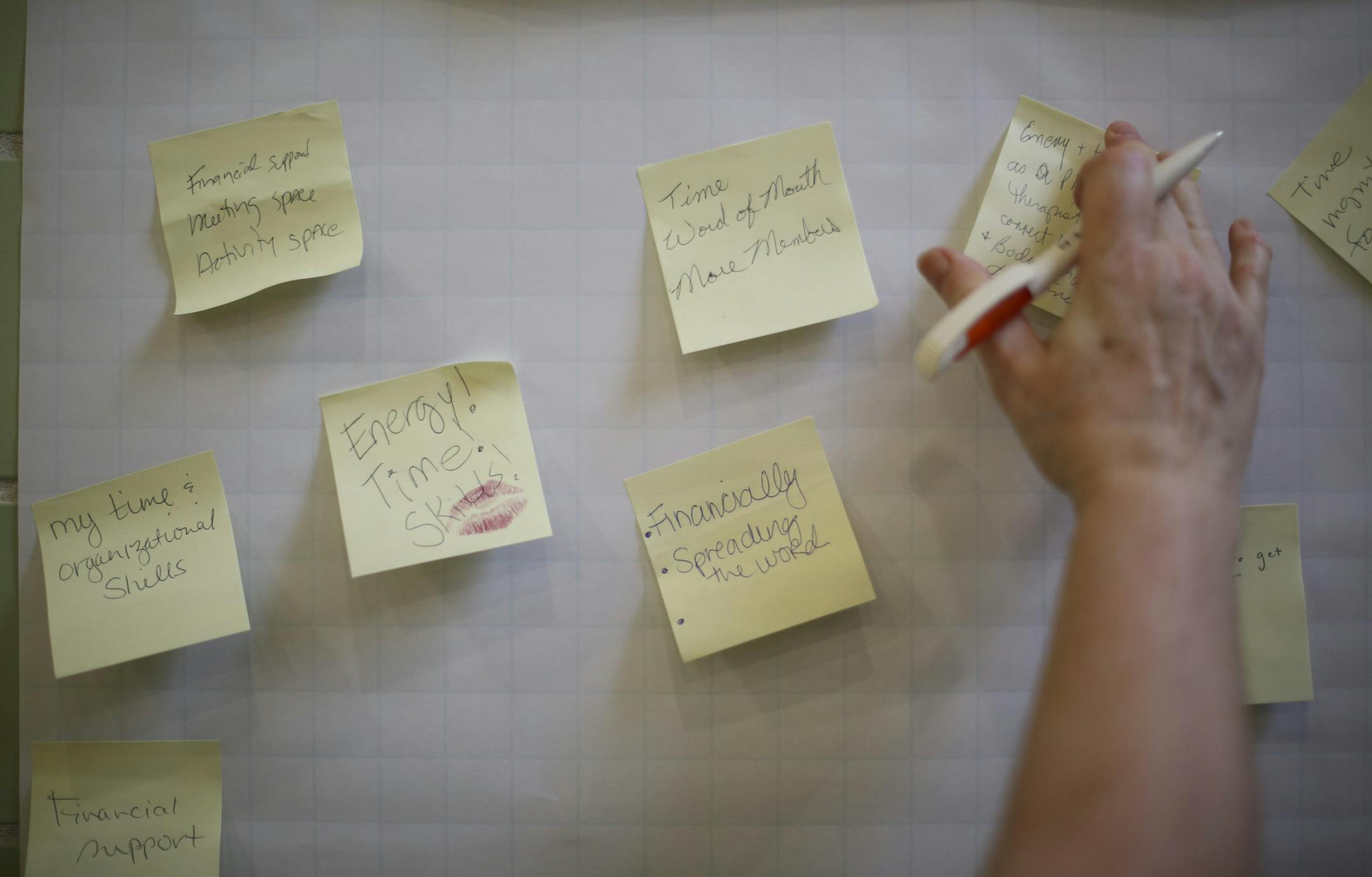 Rainbow Foods recently closed its north Minneapolis store, where many Robbinsdale residents shopped for groceries. Now the city of Robbinsdale and many of its citizens would like to either start their own co-op, or entice one of the Twins Cities' existing co-ops to expand there. Residents gathered Monday night, June 24, 2013 at Elim Lutheran Church in Robbinsdale to explore the idea of forming their own co-op. Another exercise a consultant had the meeting attendees perform was to complete partia