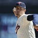 Minnesota Twins pitcher Jake Odorizzi throws against the Cincinnati Reds in the first inning of a baseball game Saturday, April 28, 2018, in Minneapol
