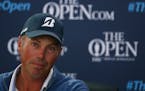 Runner-up Matt Kuchar took questions during his news conference after Sunday's fourth round of the British Open.