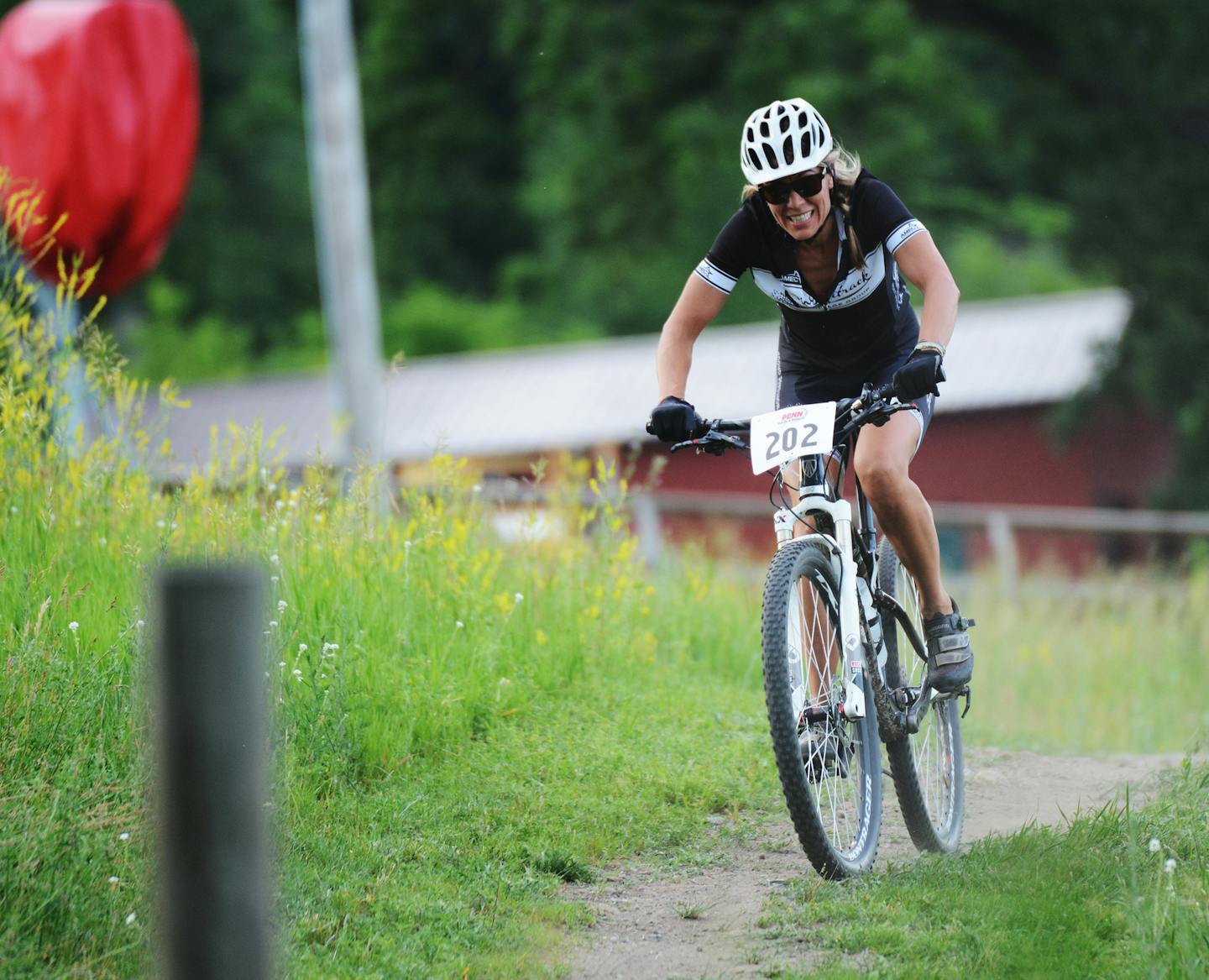 Janna Krawczyk, of Minneapolis, raced on a recent Thursday night at Buck Hill