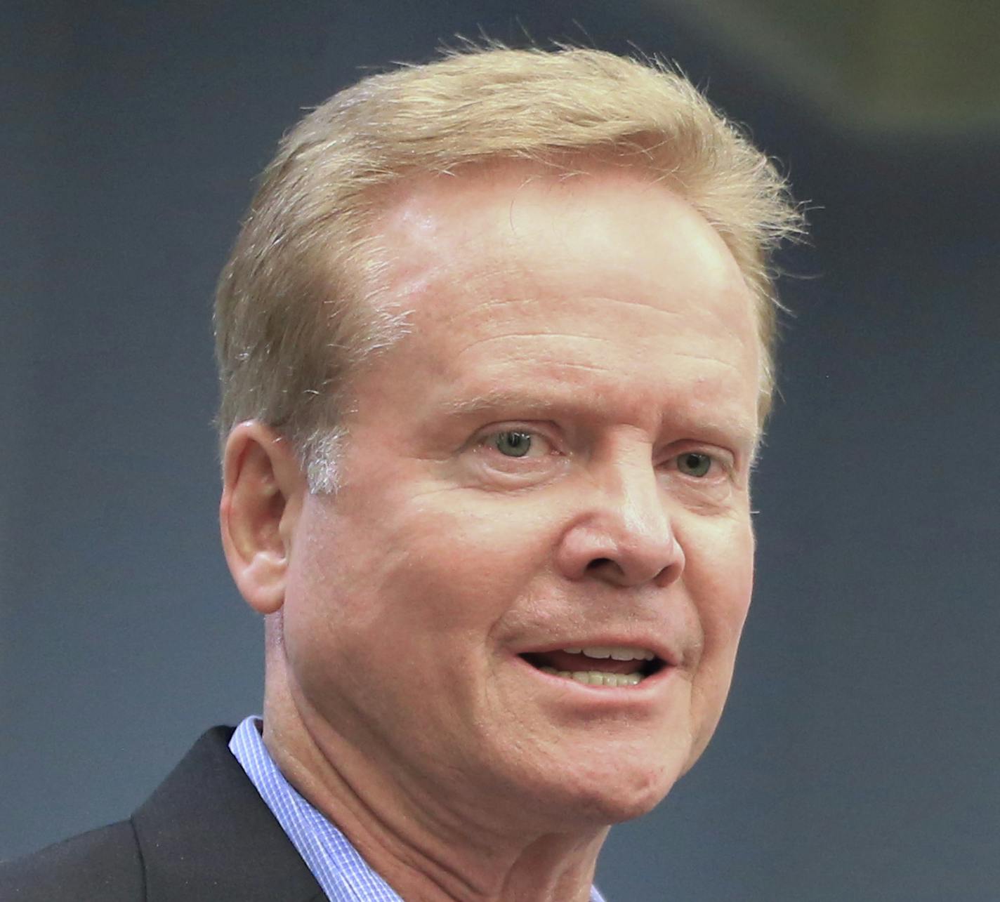 Former Virginia Sen. Jim Webb speaks at an event at the public library in Council Bluffs, Iowa, Thursday, April 9, 2015. Jim Webb and Martin O'Malley are both in Iowa, trying to establish themselves as the alternative to Hillary Rodham Clinton. (AP Photo/Nati Harnik) ORG XMIT: OTK