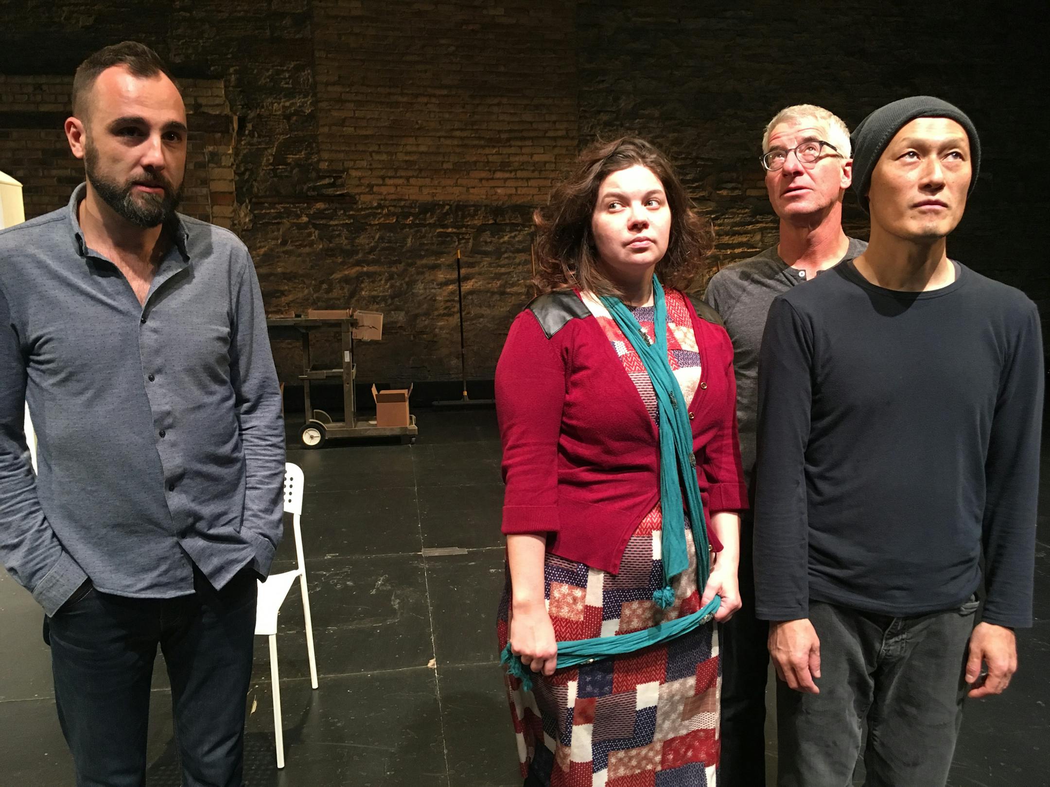 L to R: Nathan Keepers, Heidi Bakke, Steven Epp and Masanari Kawahara. Photo Credit: Dominique Serrand