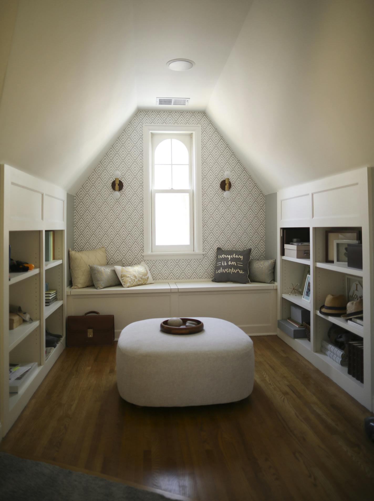 A window seat in the master bedroom of Marlo & Shawn Eilefson's home. ] JEFF WHEELER &#xef; jeff.wheeler@startribune.com Marlo & Shawn Eilefson remodeled their south Minneapolis Tudor extensively to make it more livable for their family. They were photographed Tuesday, February 27, 2018 in their home near Lake Nokomis.