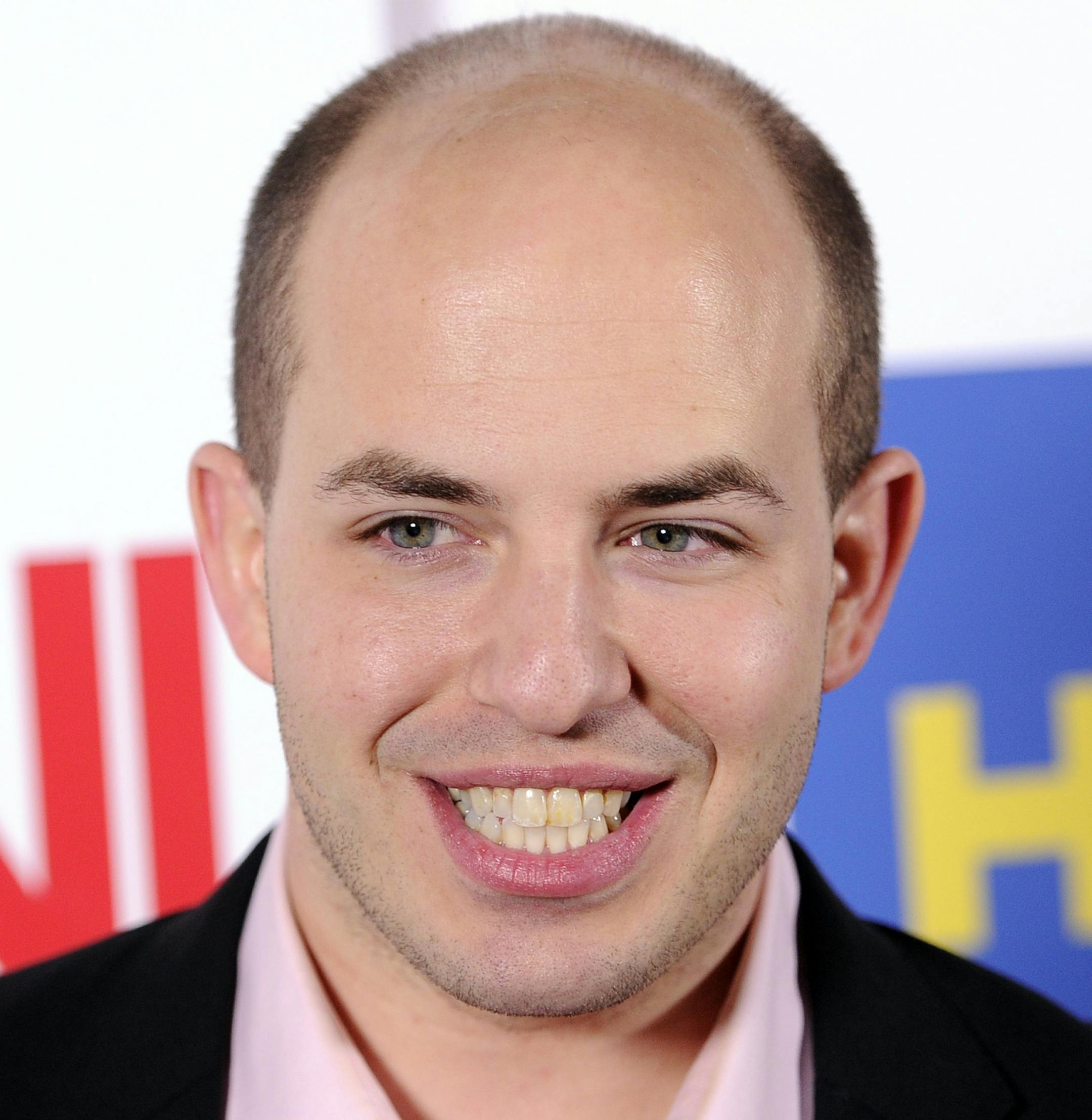 Brian Stelter of CNN poses at the CNN Worldwide All-Star Party, on Friday, Jan. 10, 2014, in Pasadena, Calif. (Photo by Chris Pizzello/Invision/AP) ORG XMIT: CACP101