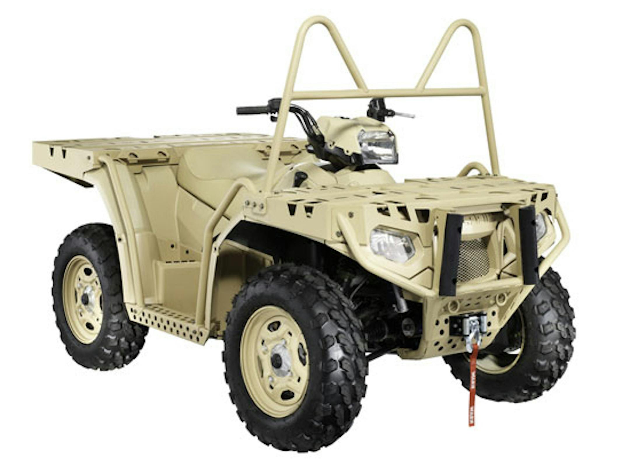 Polaris Industries scored big Thursday with a contract to provide off-road military vehicles to the German Army. Medina-based Polaris has long made military ATVs for U.S. forces, but is still expanding its reach overseas. In Germany, Polaris will customize its MV850 ultra light tactical vehicles for the army there. The vehicle was originally designed for the U.S. Army for use in Iraq and Afghanistan. credit: Polaris