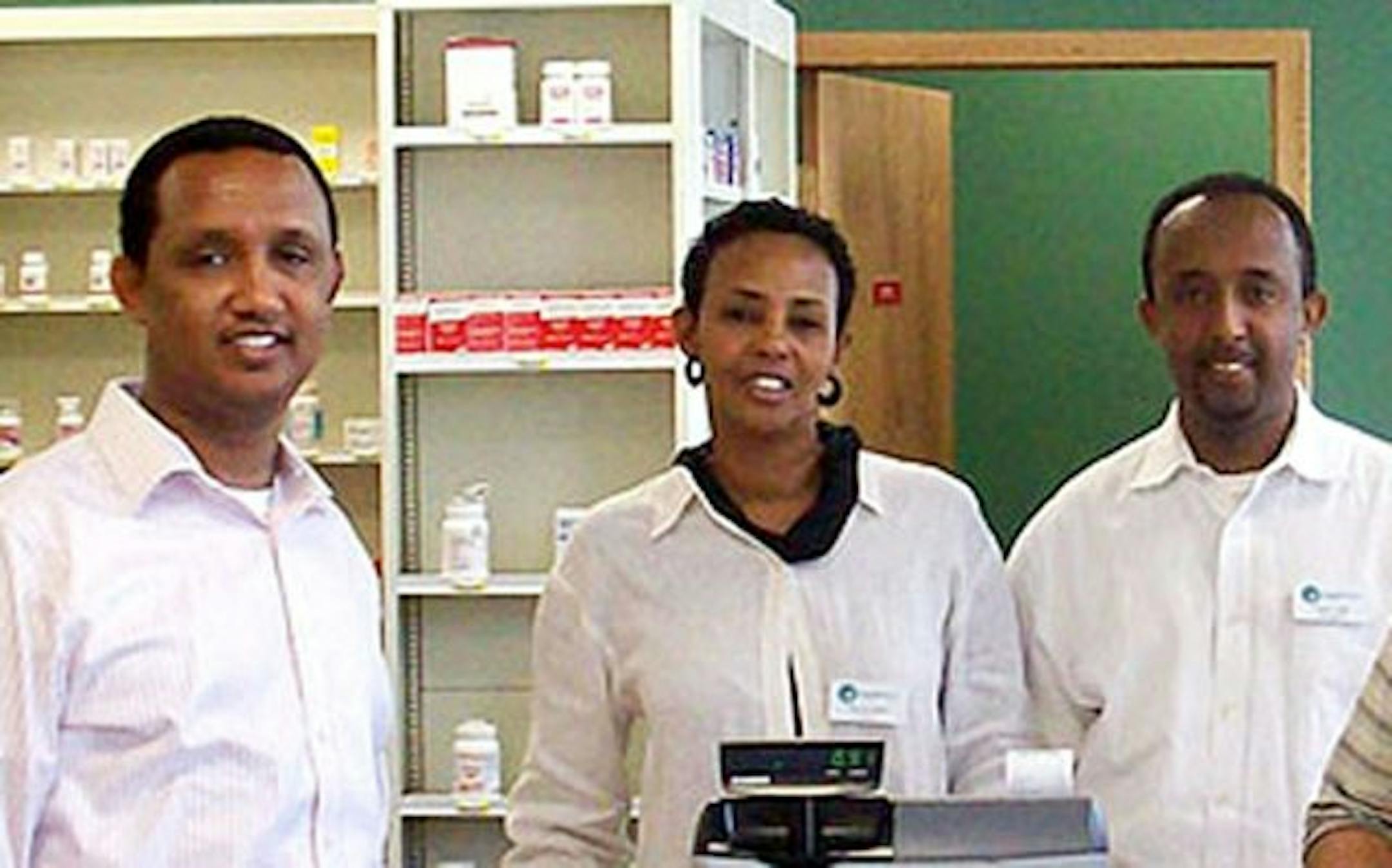 Photo provided by Global Health Mart Pharmacy. -- Global Health Mart Pharmacy partners from left, Hussein Abdullahi, Berlin Farah, Saeed Jama.