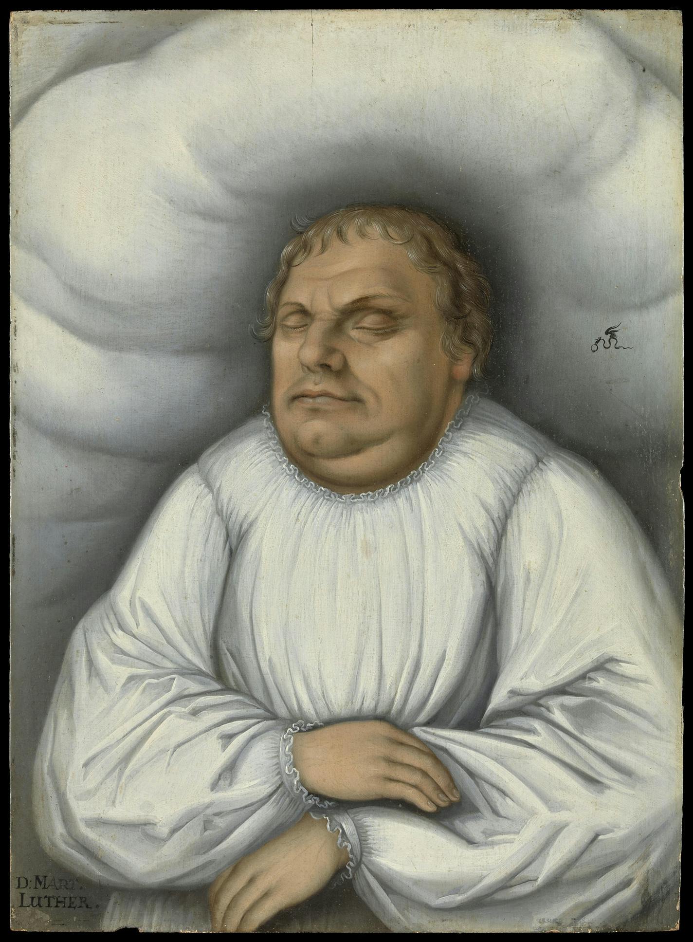 Follower of Lucas Cranach the Elder Martin Luther on his Deathbed, before 1600 &#xa9; Deutsches Historisches Museum