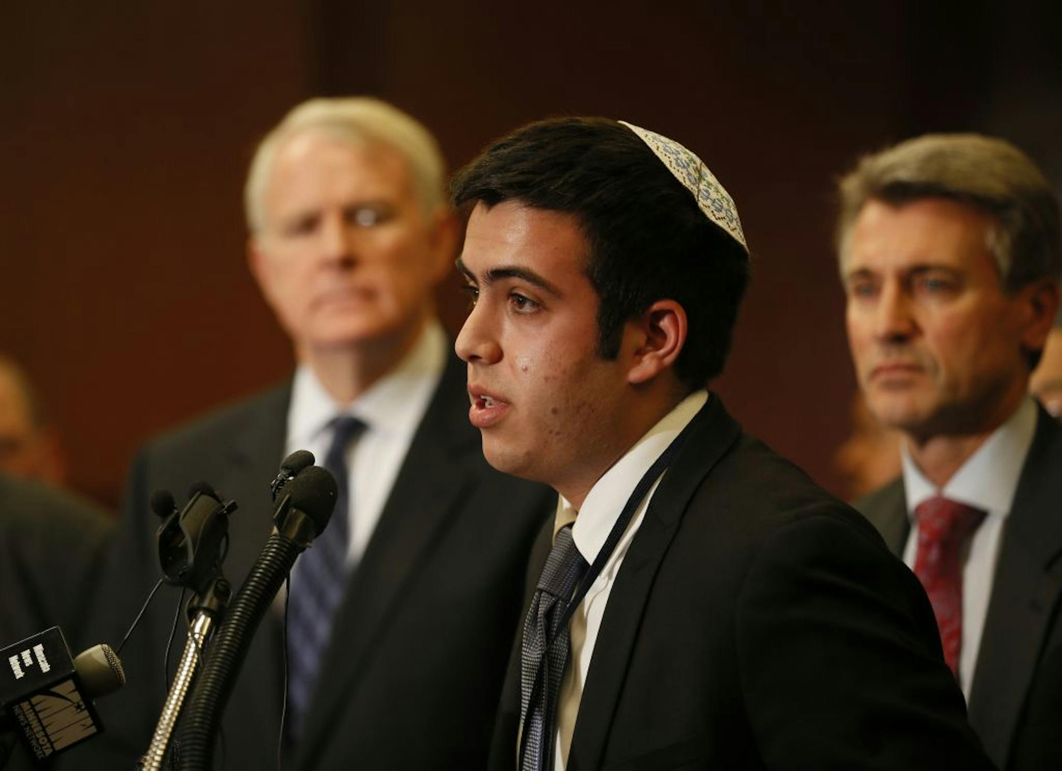 Sami Rahamim, 17, the son of Minneapolis business owner Reuven Rahamim, who was fatally shot with five others at Accent Signage on Sept. 27, said the summit showed that officials care about victims of gun violence. He said, "They care about the right of every American … to safety and the right to feel safe when they go to work, when they go to their place of worship, when they go to see a movie."