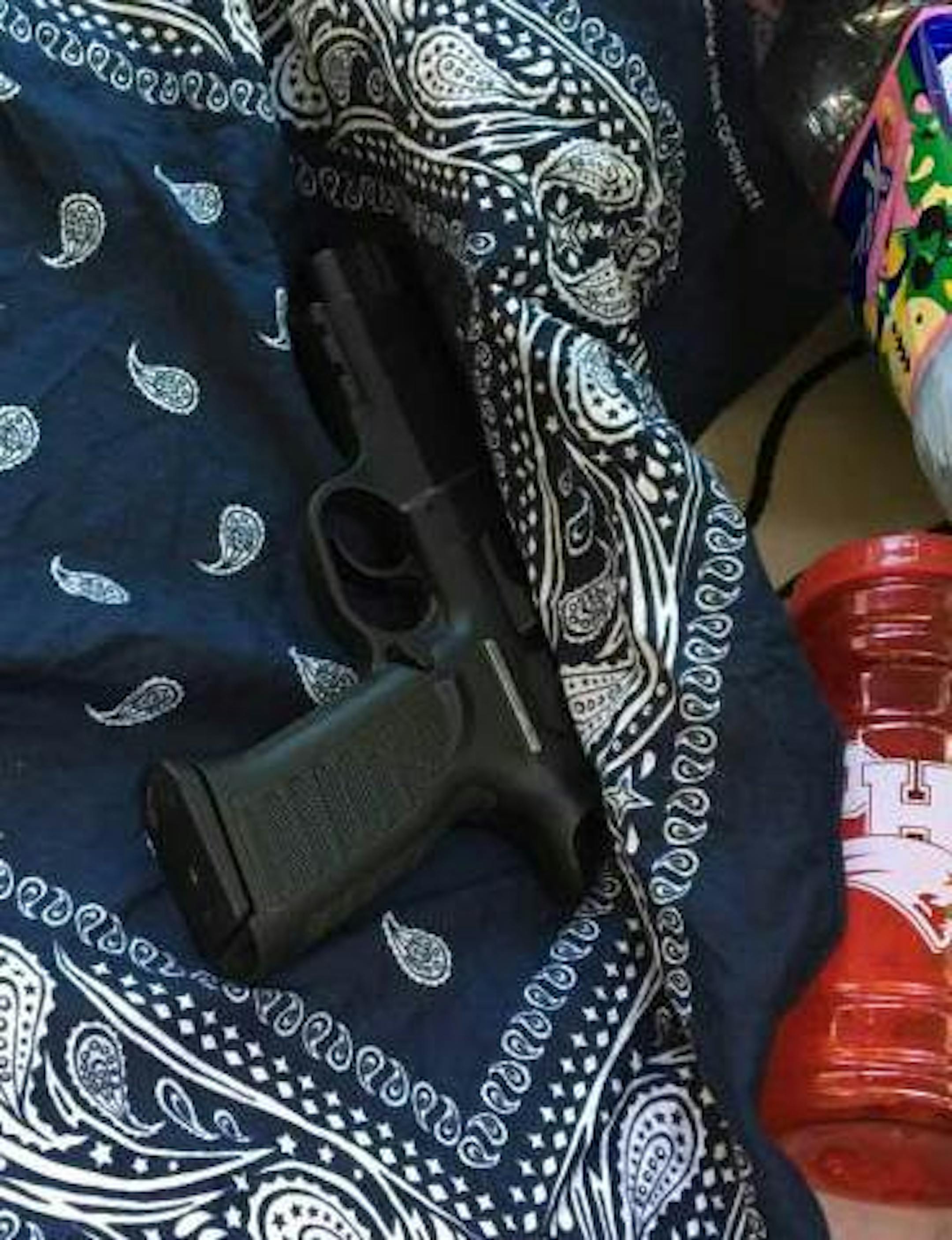 One of the nine guns reportedly recovered by police in north Minneapolis this week. Source: Minneapolis Police Department