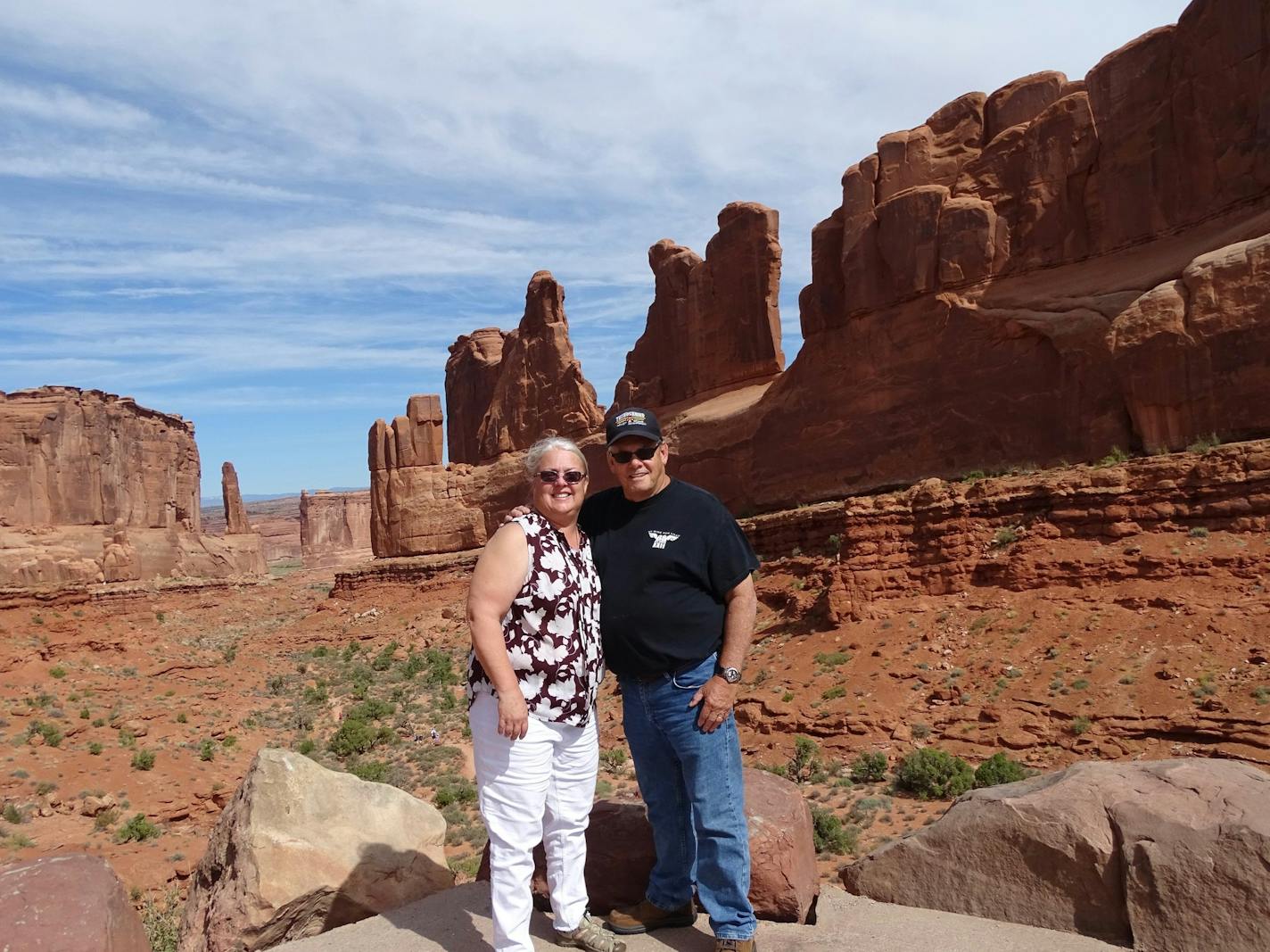 John Haverty was facing amputation until a persistent infection was treated with phage therapy. He recently was able to travel to see the Arches in Utah after the successful treatment. (Provided by Haverty)