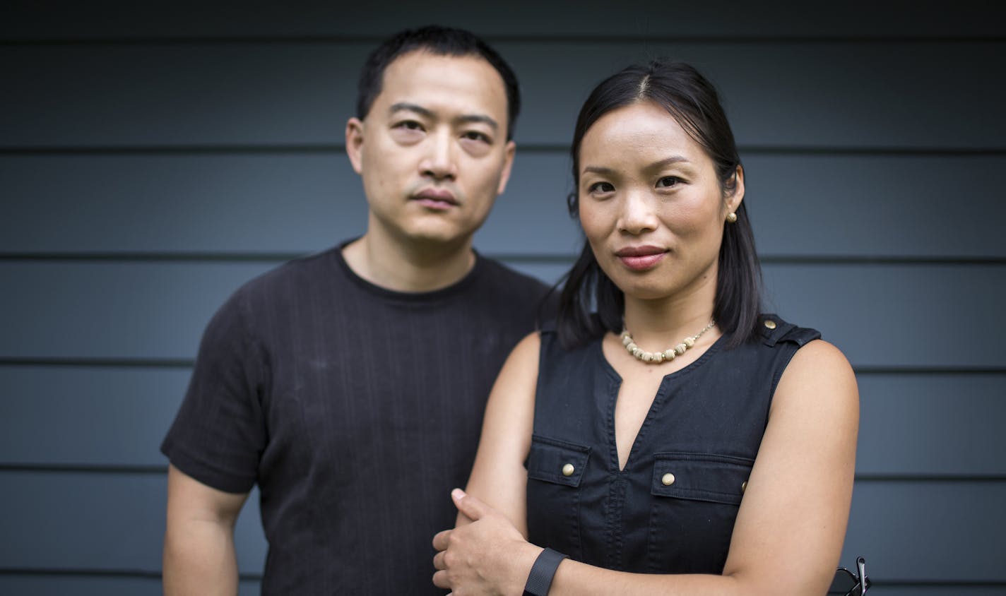 U biophysics grad Ji Li and his wife, Chunlan, face years of waiting for employment visas.